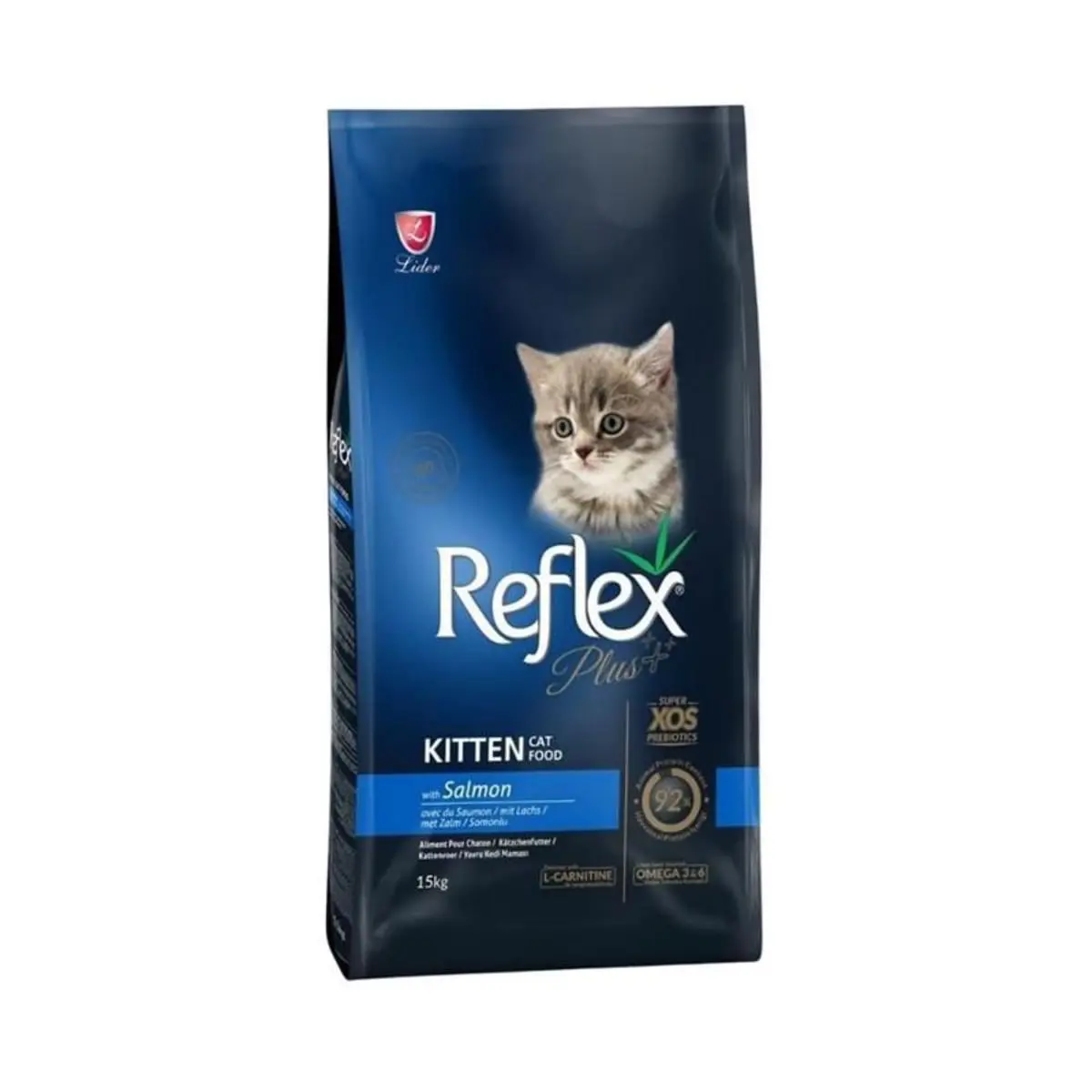 REFLEX Plus Kitten, Somon, hrana uscata pisici junior, 15kg - Image 2