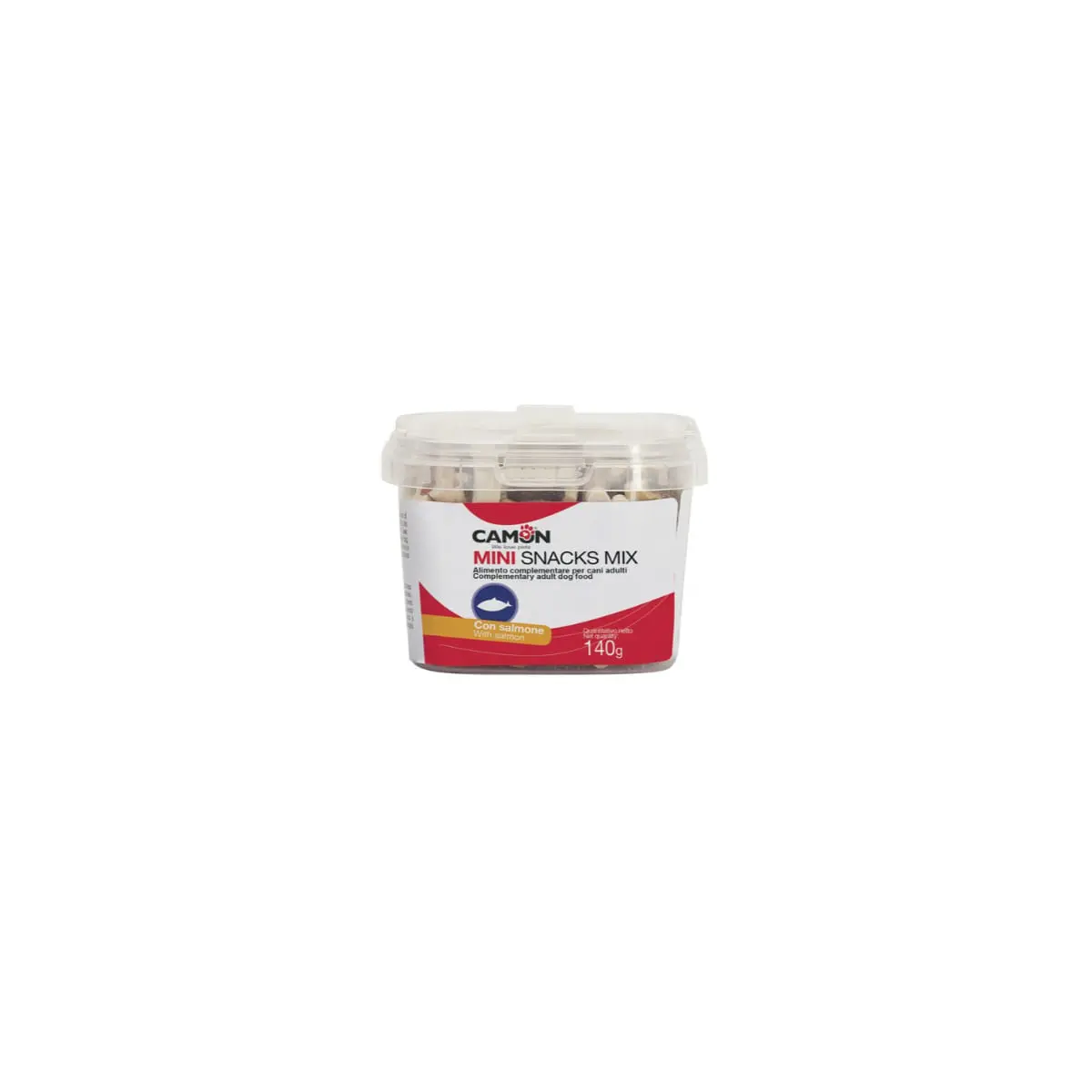 CAMON Mini Snacks Mix, XS-S, Somon, cutie recompense caini, 140g