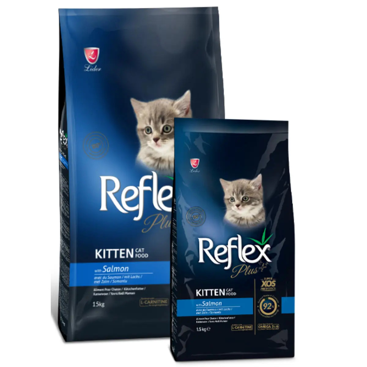 REFLEX Plus Kitten, Somon, hrana uscata pisici junior, 15kg - Image 3