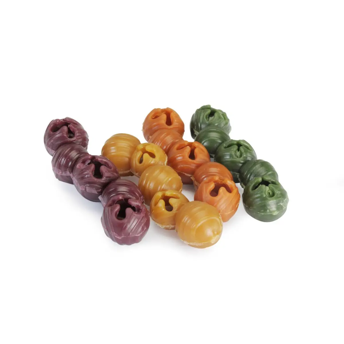 CAMON Dental Snack Mix Veggie Bells, XS-XL, Cartof Dulce si Fructe, punguta recompense caini, 100g - Image 4