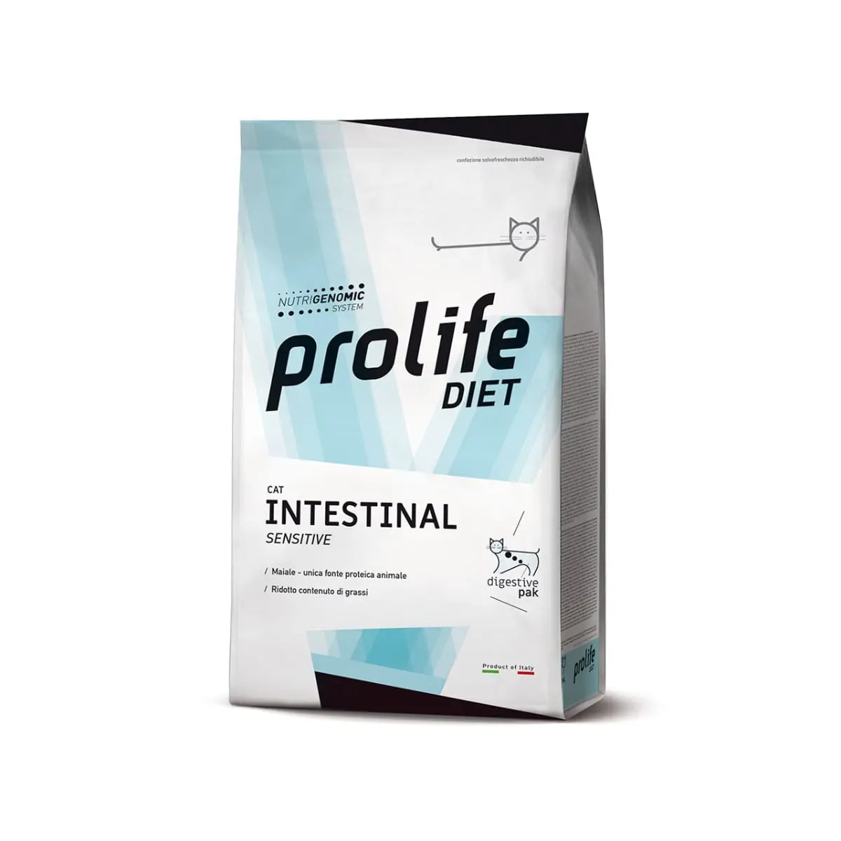PROLIFE Intestinal Sensitive, Porc, dieta veterinara, hrana uscata pisici, sistem digestiv, 5kg