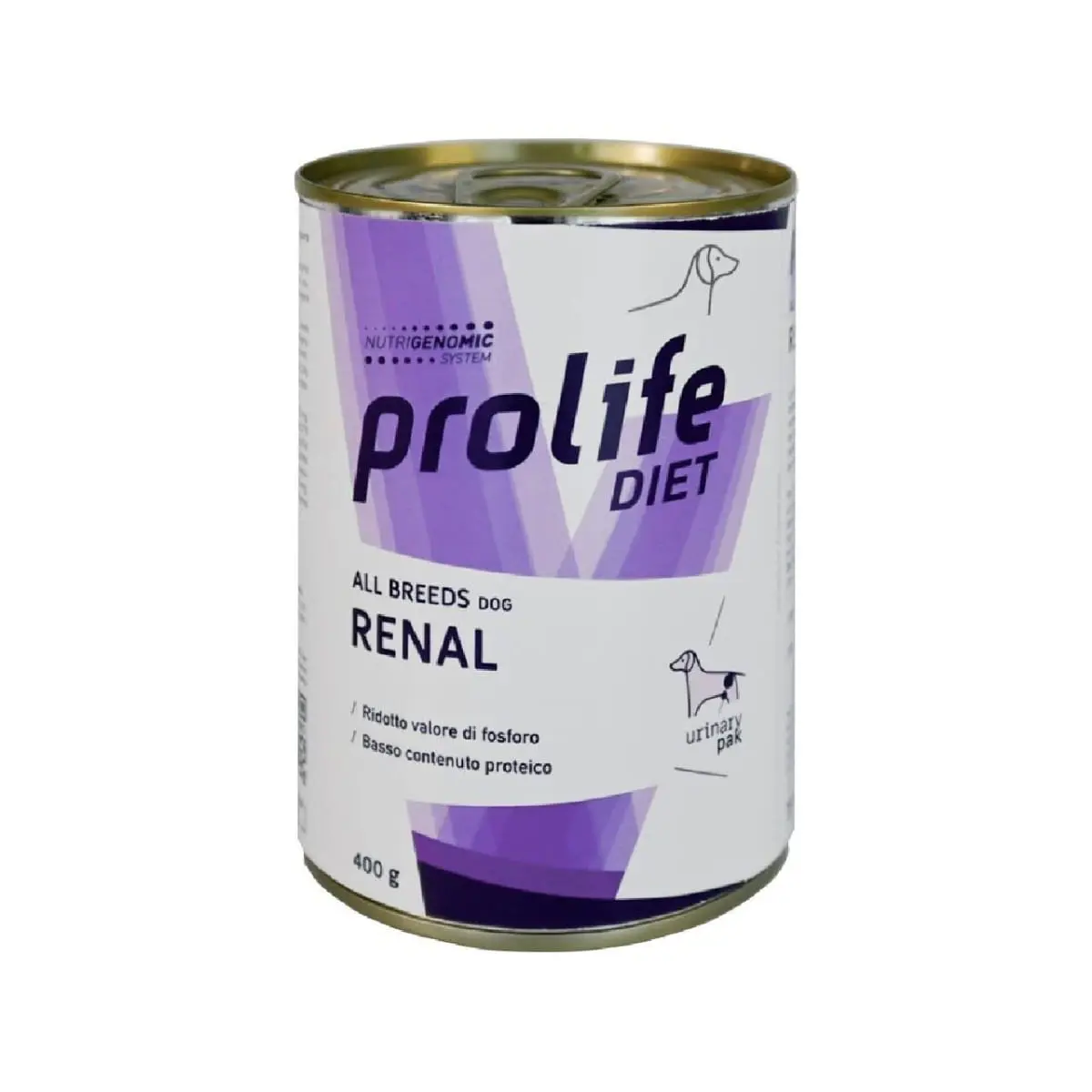PROLIFE Diet Renal, XS-XL, Pui si Vita, dieta veterinara, conserva hrana umeda caini, sistem renal, (in aspic), 400g