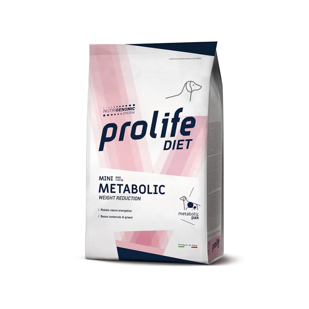 PROLIFE Mini Metabolic Weight Reduction, XS-S, Somon, dieta veterinara, hrana uscata caini, obezitate, 5kg - Image 2