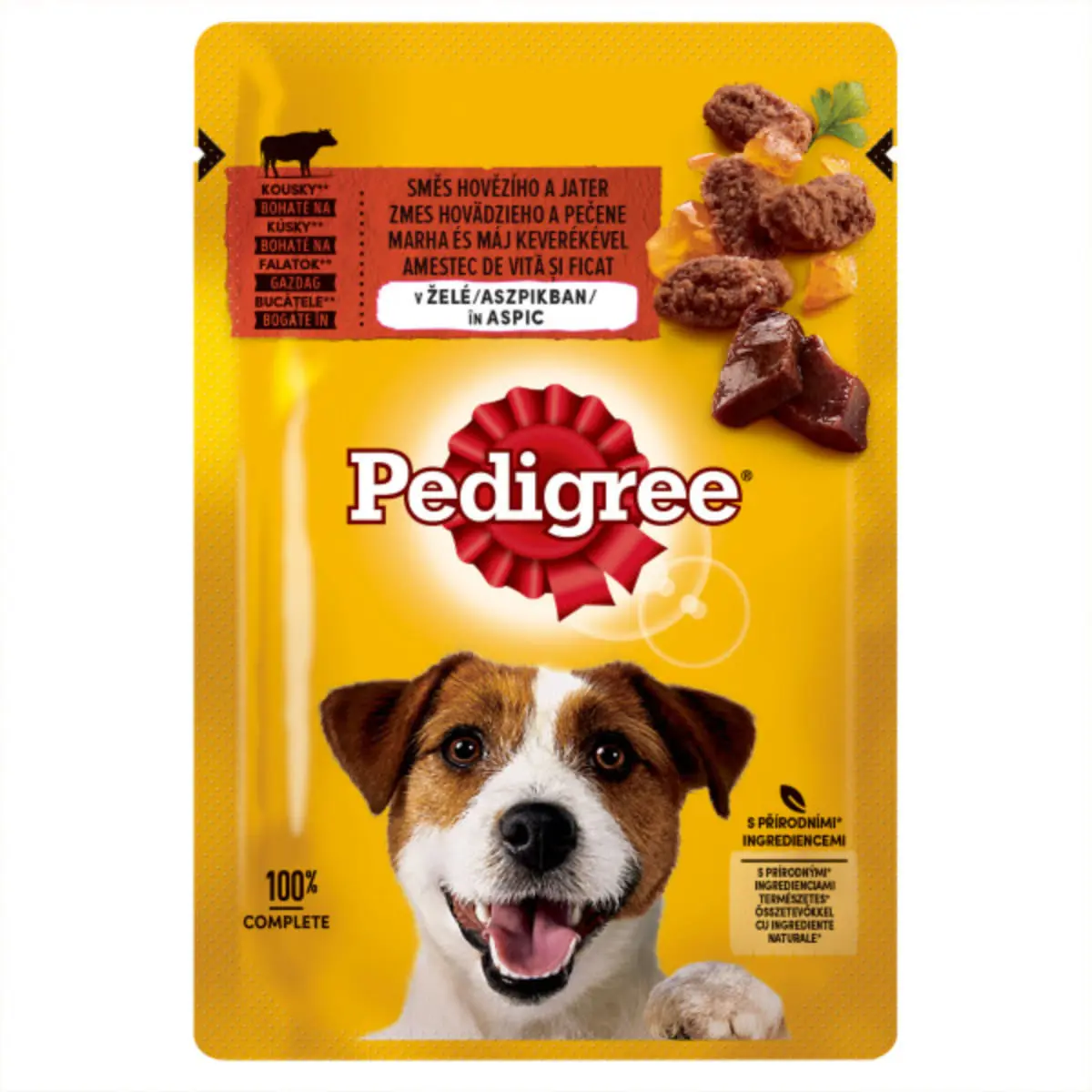 PEDIGREE, XS-XL, Vita, plic hrana umeda caini, (in aspic), 100g