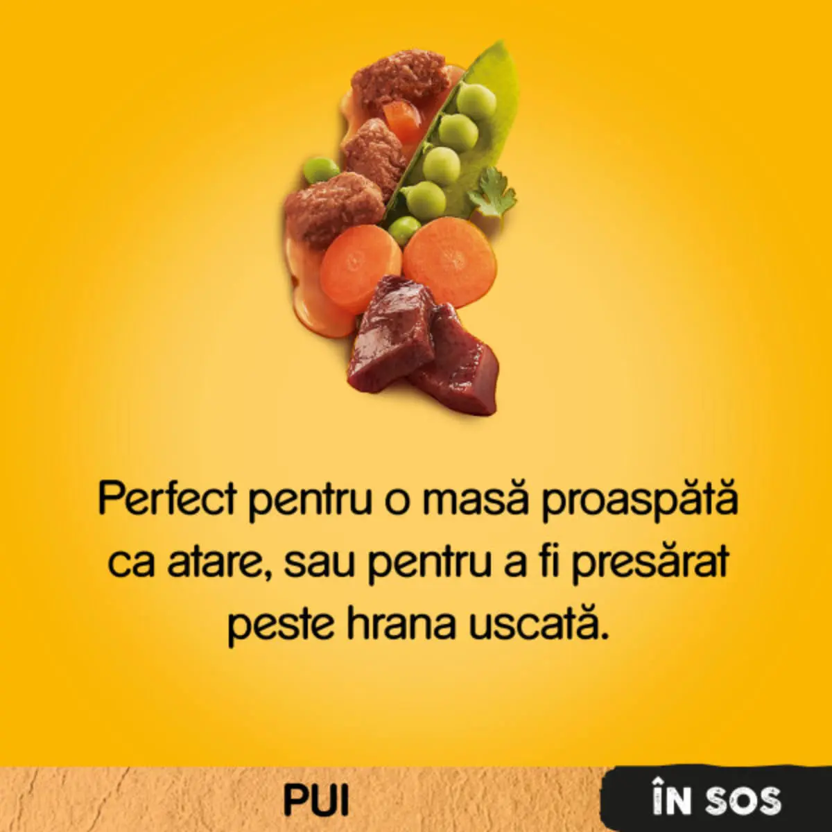 PEDIGREE, XS-XL, Pui si Legume, plic hrana umeda caini, (in sos), 100g - Image 3