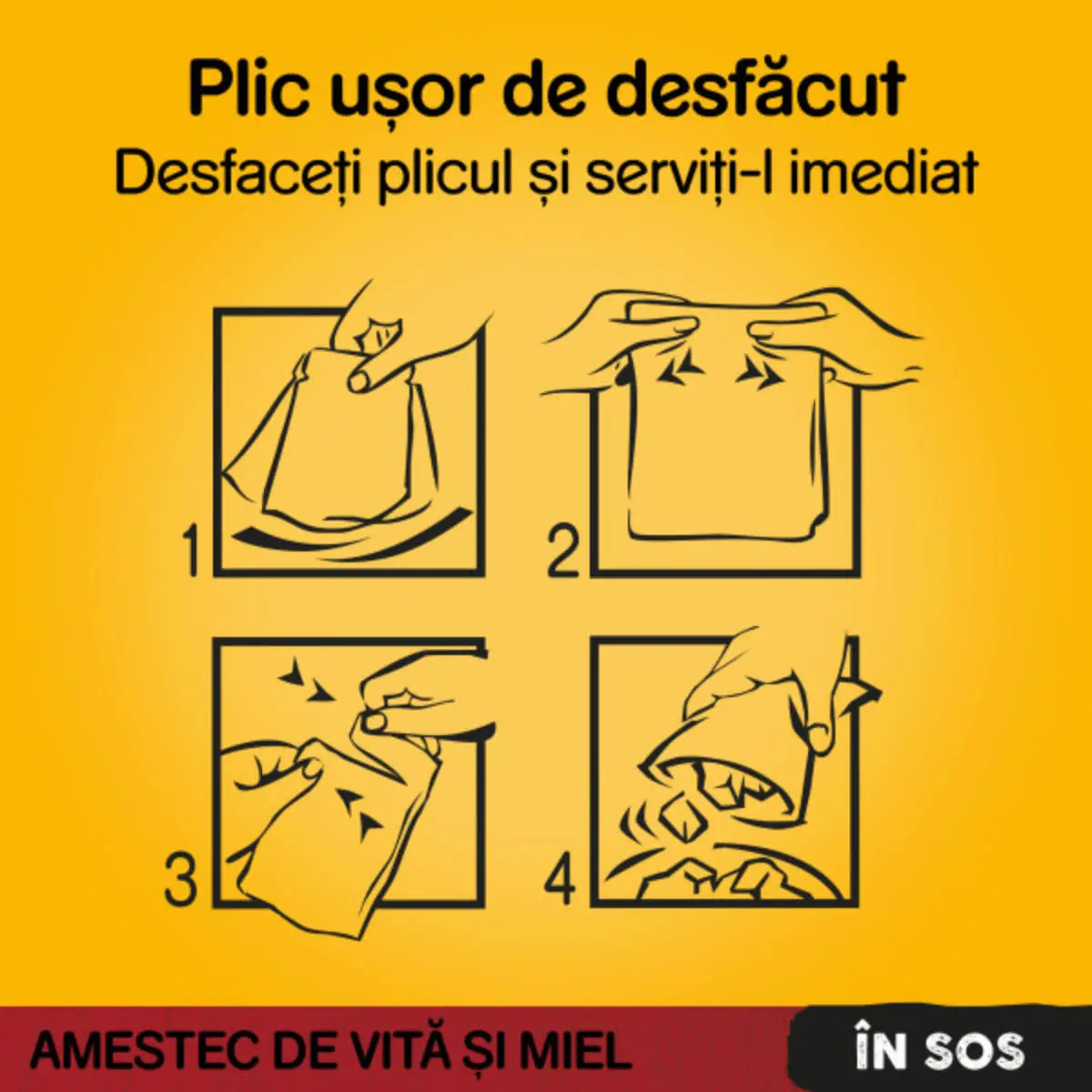 PEDIGREE, XS-XL, Vita si Miel, plic hrana umeda caini, (in sos), 100g - Image 4