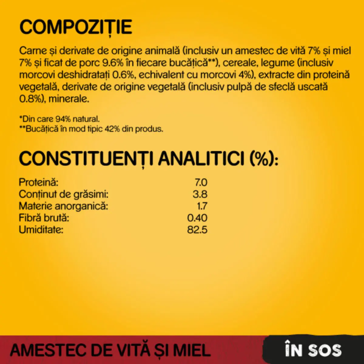PEDIGREE, XS-XL, Vita si Miel, plic hrana umeda caini, (in sos), 100g - Image 5