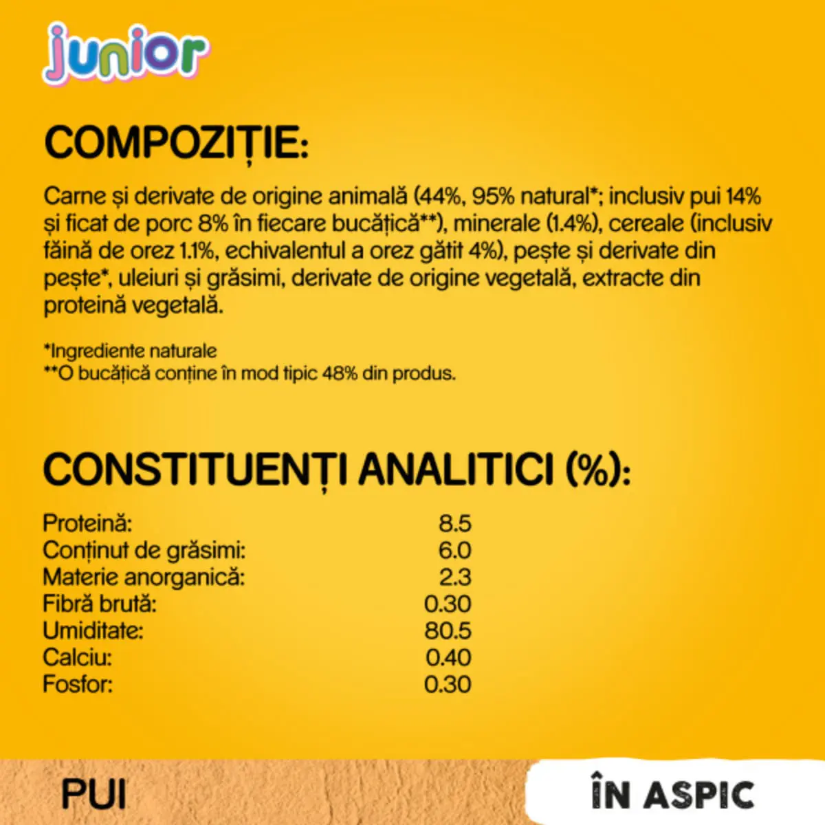 PEDIGREE Junior, XS-XL, Pui, plic hrana umeda caini junior, (in aspic), 100g - Image 6