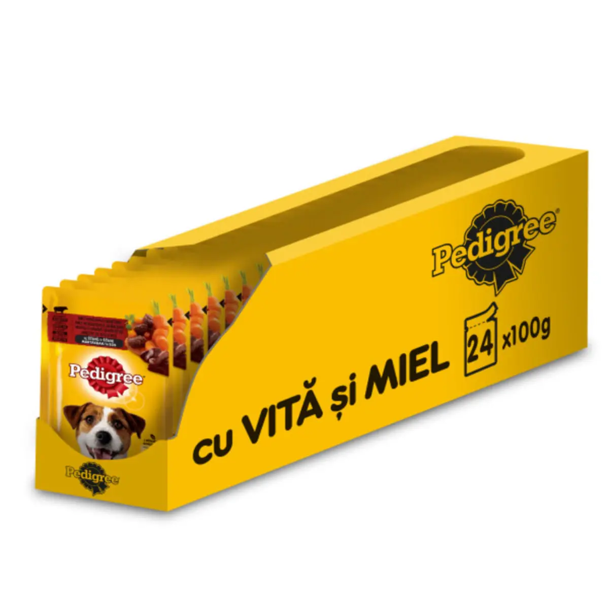 PEDIGREE, XS-XL, Vita si Miel, plic hrana umeda caini, (in sos), bax, 100g x 24buc - Image 2