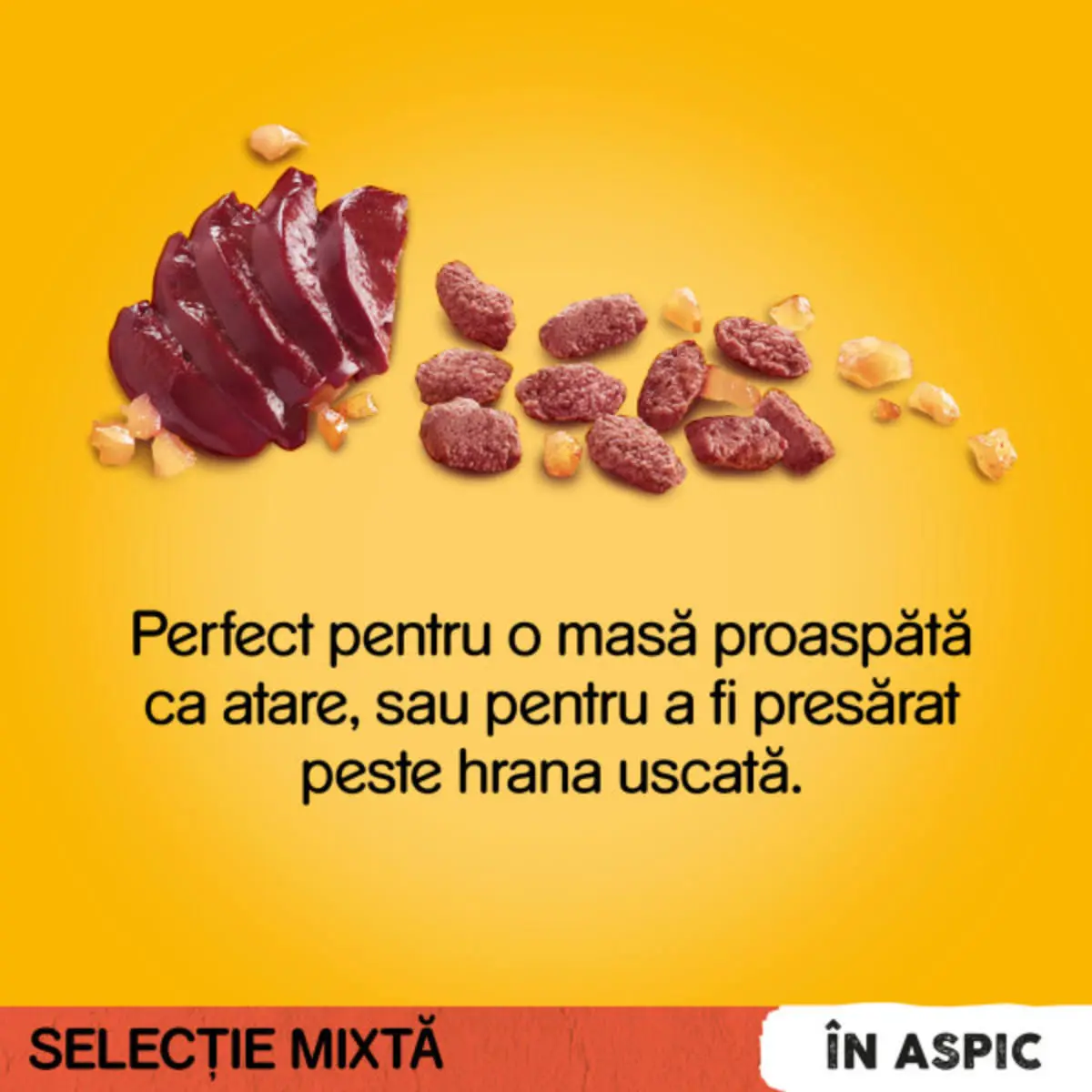PEDIGREE Selectie Mixta, XS-XL, Vita si Pasare, plic hrana umeda caini, (in aspic), bax, 400g x 13buc - Image 3