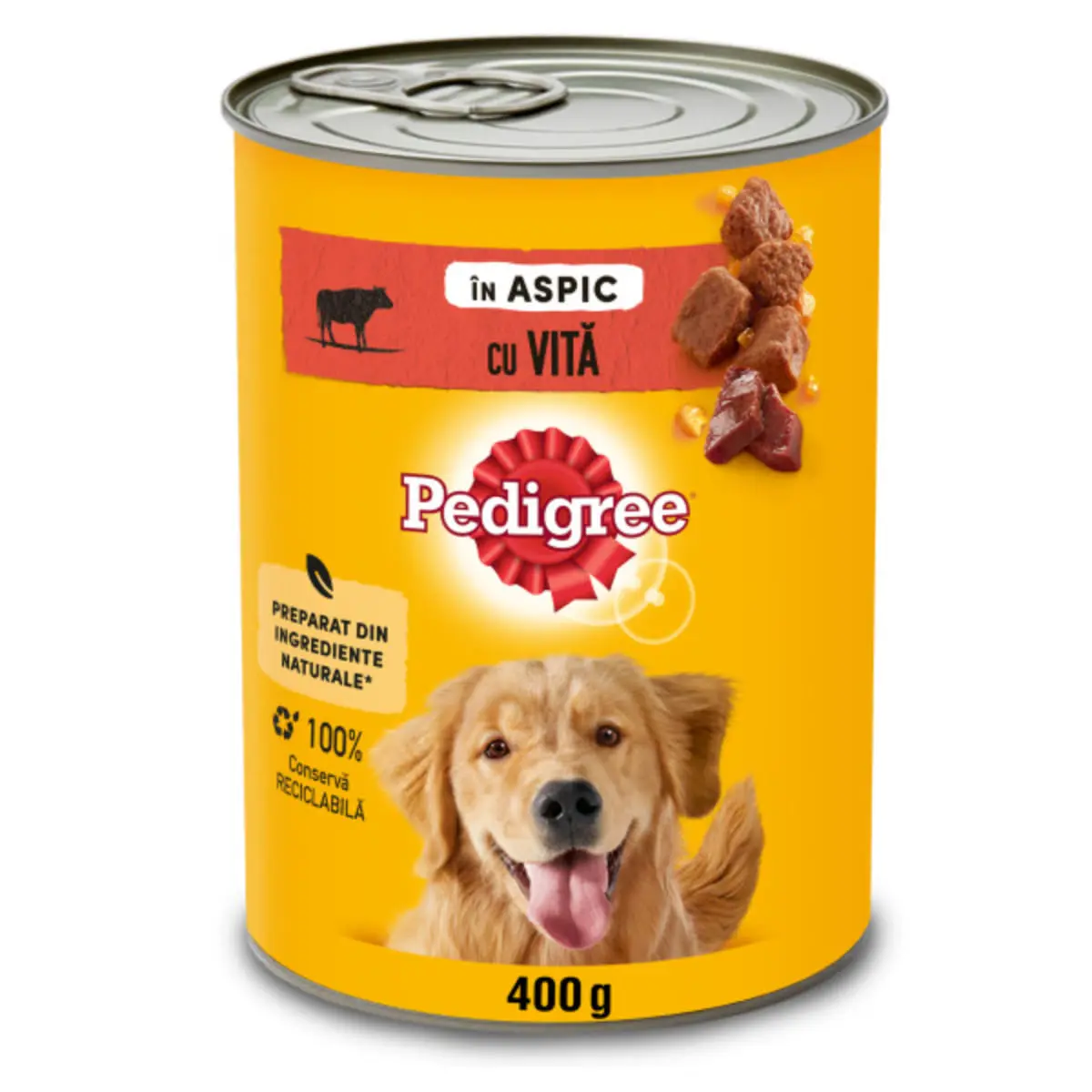 PEDIGREE, XS-XL, Vita si Pasare, conserva hrana umeda caini, (in aspic), 400g - Image 3