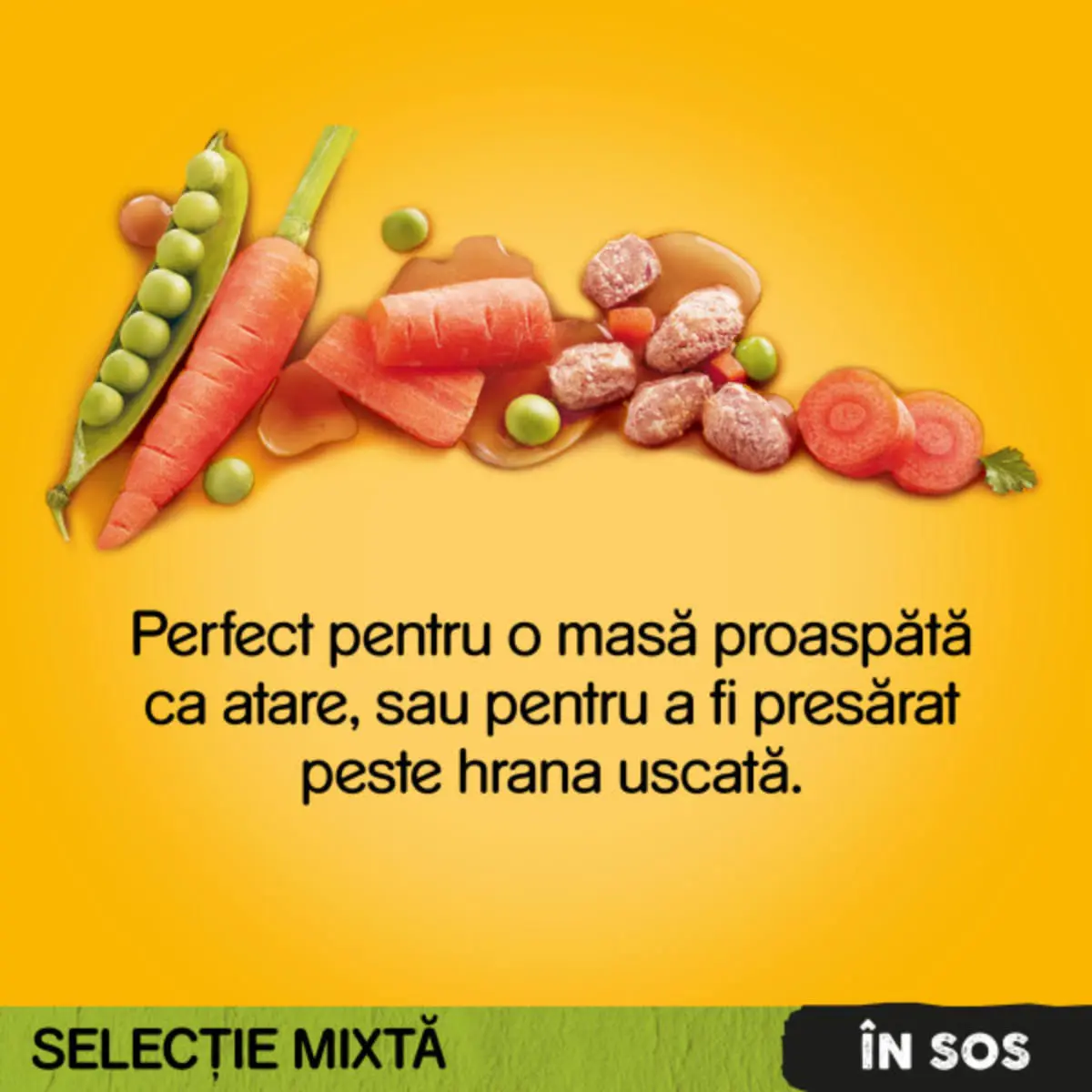 PEDIGREE, XS-XL, Vita si Pasare, plic hrana umeda caini, (in sos), bax, 400g x 13buc - Image 3