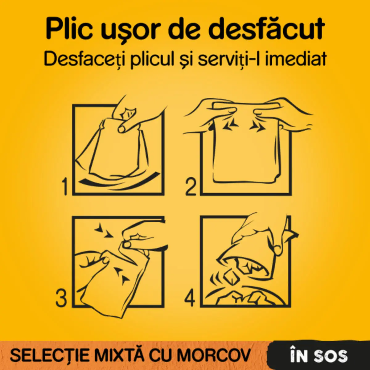 PEDIGREE Selectie Mixta, XS-XL, Vita si Curcan, plic hrana umeda caini, (in sos), bax, 400g x 13buc - Image 4