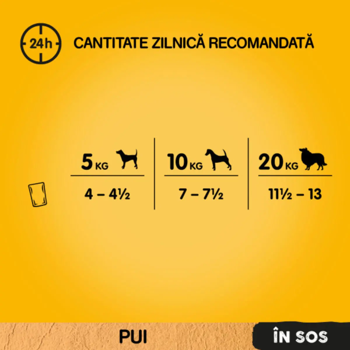 PEDIGREE, XS-XL, Pui si Legume, plic hrana umeda caini, (in sos), bax, 100g x 24buc - Image 6
