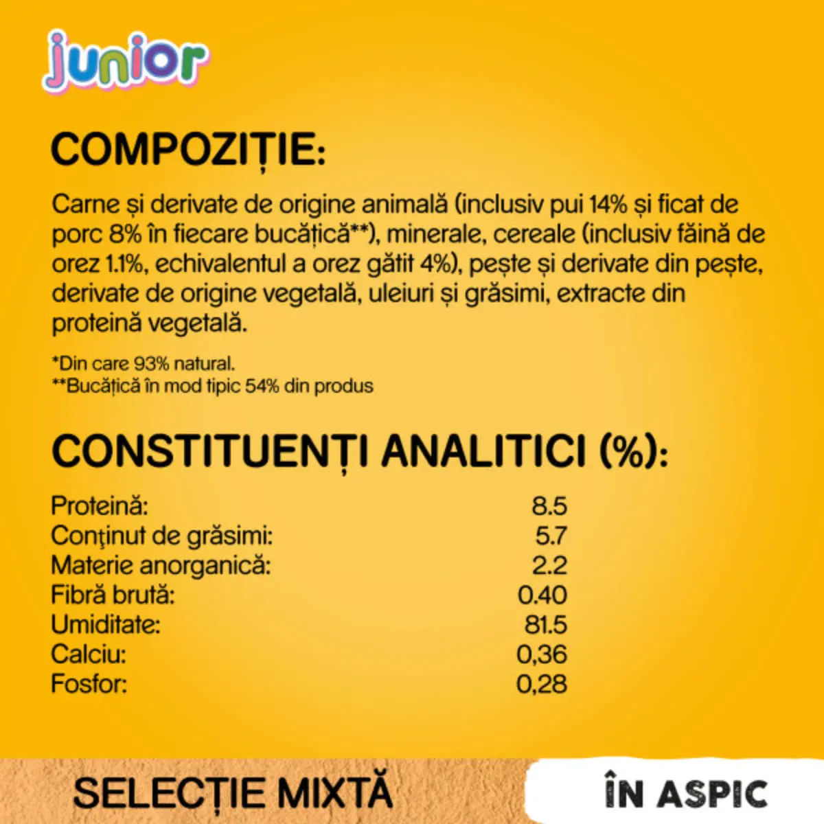 PEDIGREE Junior Selectie Mixta, XS-XL, Carne si Orez, plic hrana umeda caini junior, (in aspic), bax, 400g x 13buc - Image 6