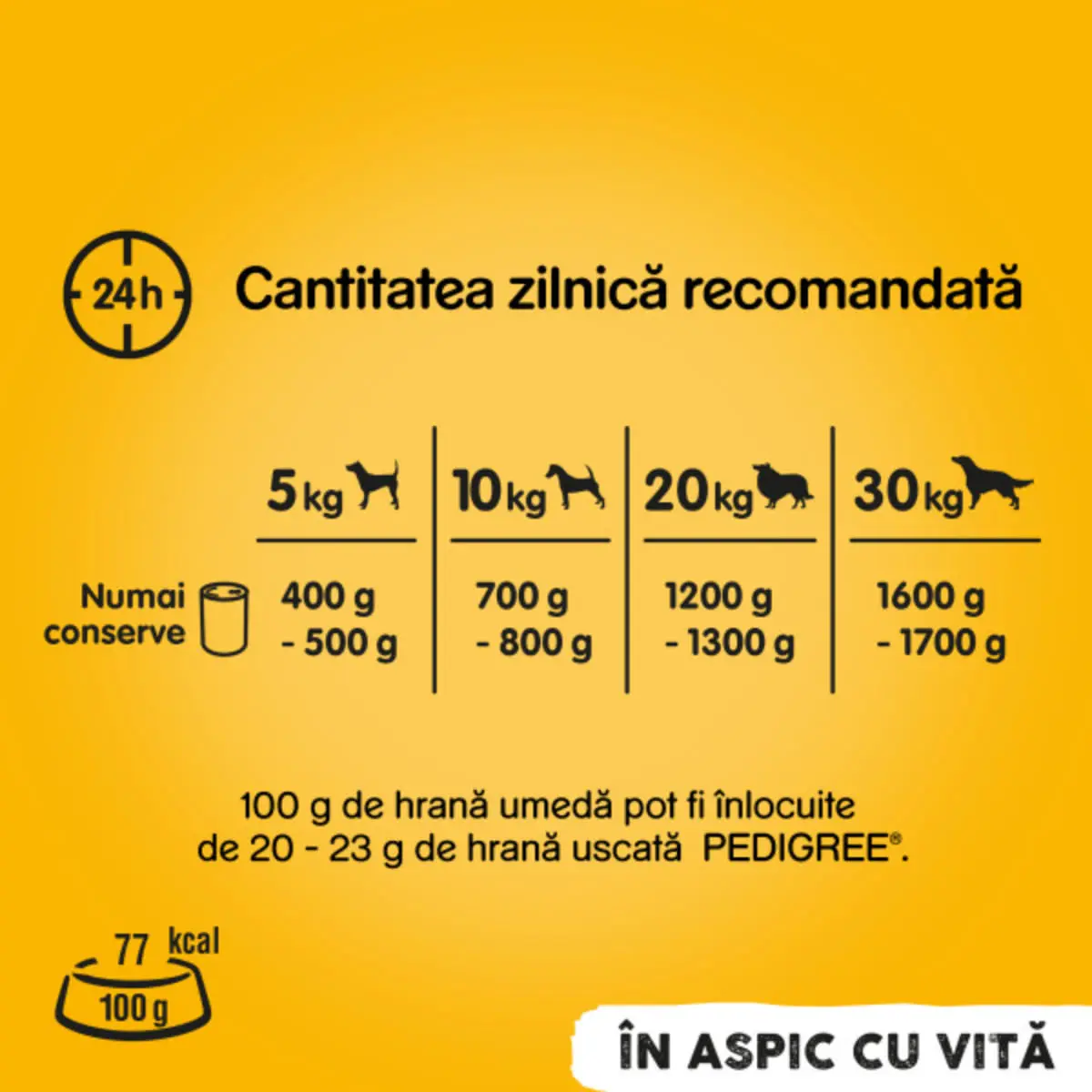 PEDIGREE, XS-XL, Vita si Pasare, conserva hrana umeda caini, (in aspic), bax, 400g x 24buc - Image 7