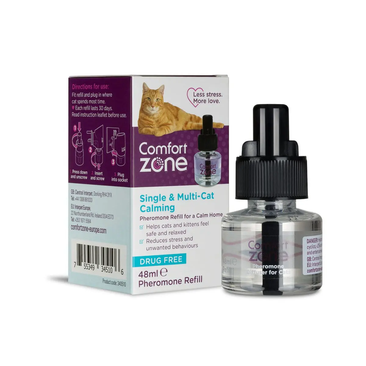 COMFORT ZONE Rezerva cu Feromoni cu Efect Calmant pentru Diffuser - Image 4