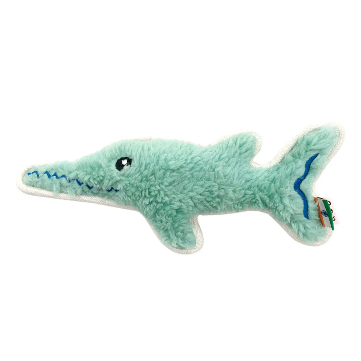 Delfin Tuffles WWF,  Jucarie pentru caini, din materiale reciclate, 32 x 14 cm Delfin Tuffles WWF,  Jucarie pentru caini, din materiale reciclate,32 x 14 cm - Image 3