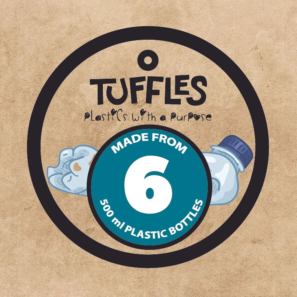 Delfin Tuffles WWF,  Jucarie pentru caini, din materiale reciclate, 32 x 14 cm Delfin Tuffles WWF,  Jucarie pentru caini, din materiale reciclate,32 x 14 cm - Image 5