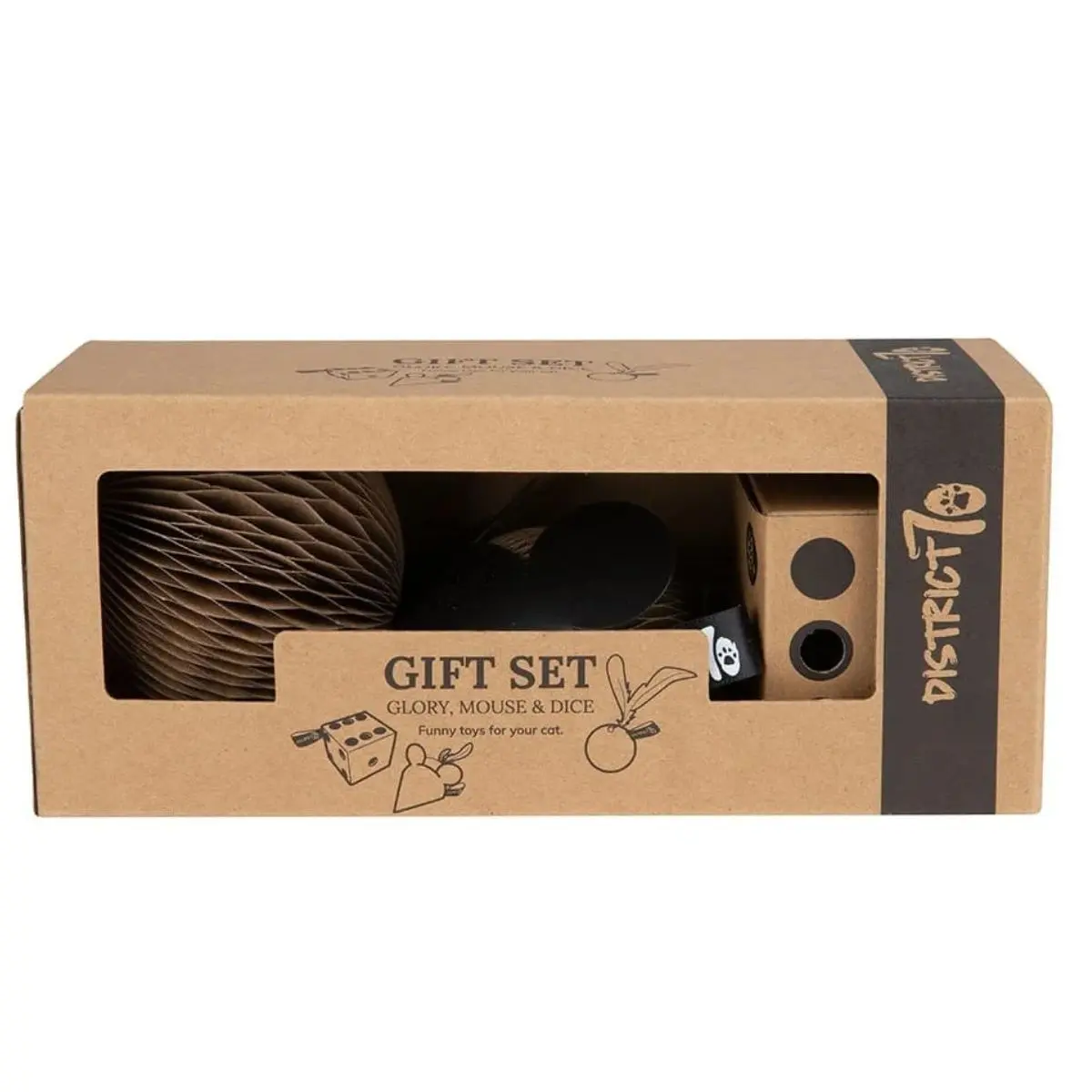 DISTRICT 70 Jucarii Pisica, Gift Box, 3 bucati - Image 4