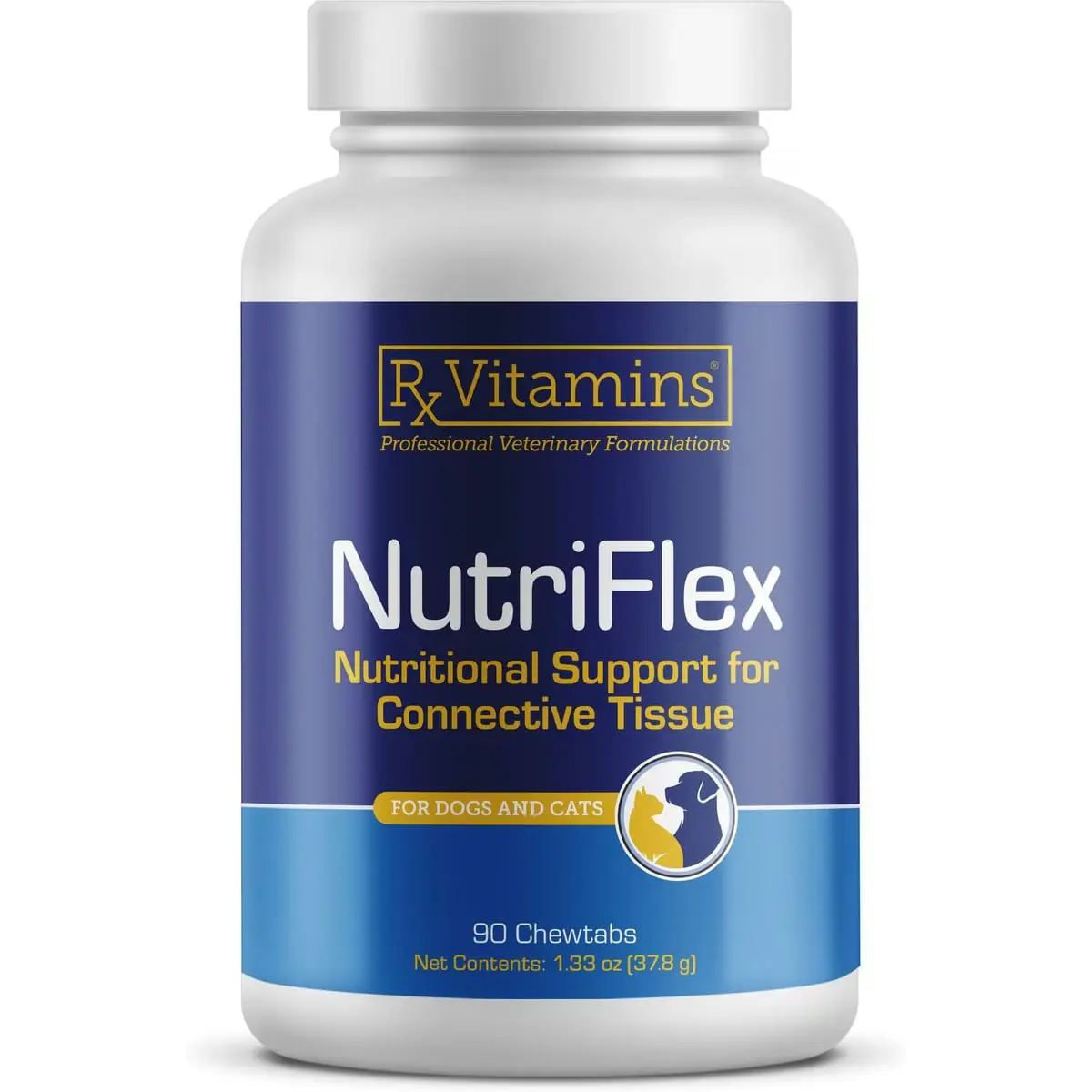 RX VITAMINS NutriFlex, supliment sistem articular caini, comprimate masticabile RX VITAMINS NutriFlex, supliment sistem articular caini si pisici, flacon, 90 comprimate masticabile