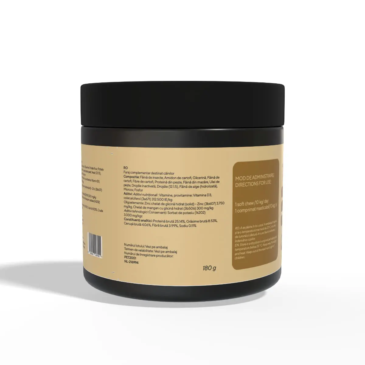 PETSWELL Chewz Skin & Coat, supliment piele & blana caini, Peste, comprimate masticabile PETSWELL Chewz Skin & Coat, supliment piele & blana caini, Peste, flacon, 60 comprimate masticabile - Image 3