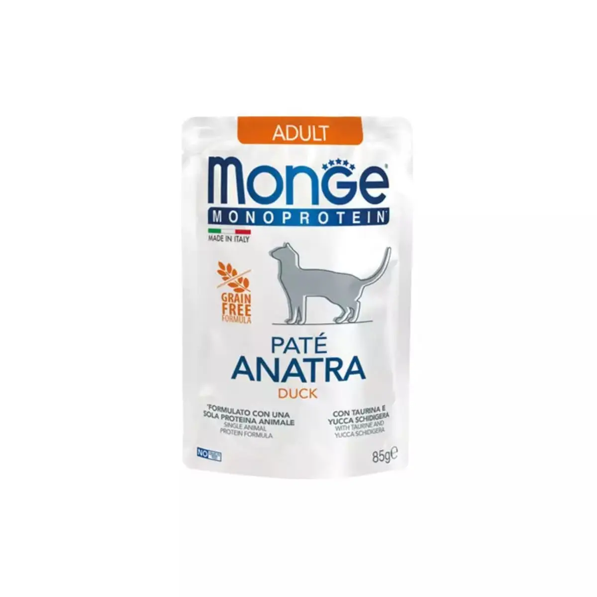 MONGE Monoprotein, Rata, plic hrana umeda monoproteica fara cereale pisici, (pate), 85g - Image 2