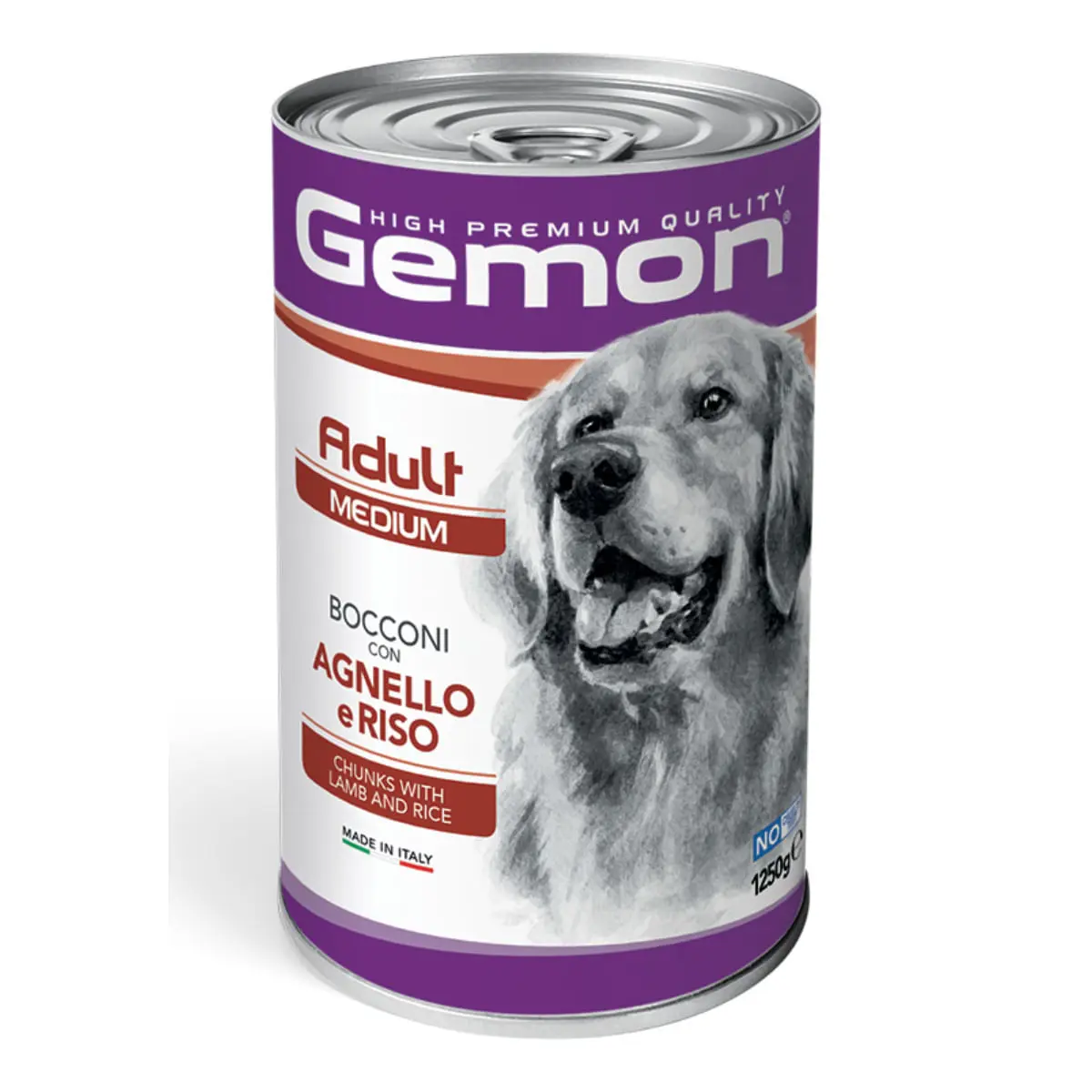 GEMON Medium Adult, M, Miel, conserva hrana umeda caini, (in aspic), 1250g