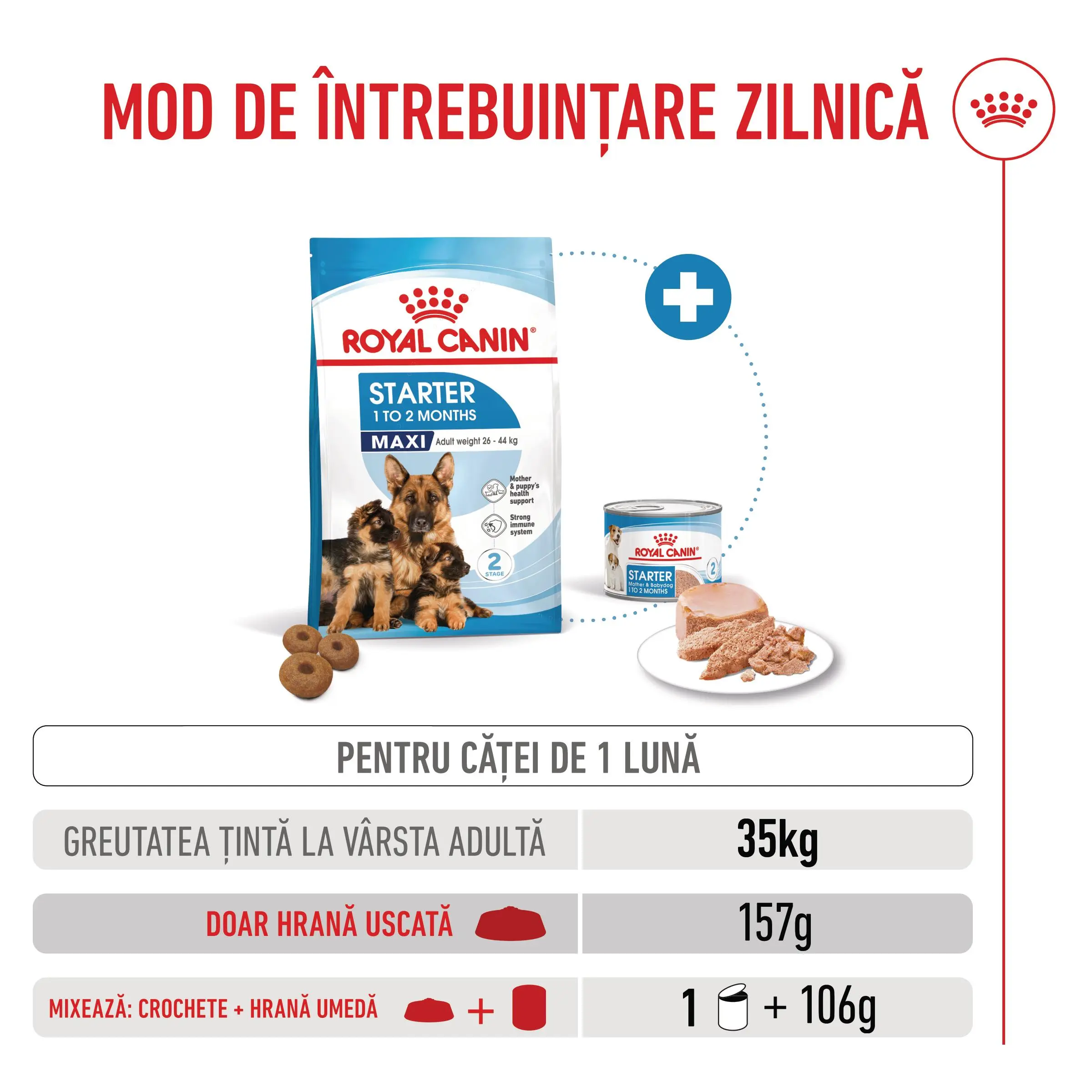 ROYAL CANIN Maxi Starter Mother & Babydog, mama si puiul, hrana uscata caini, 15kg - Image 8