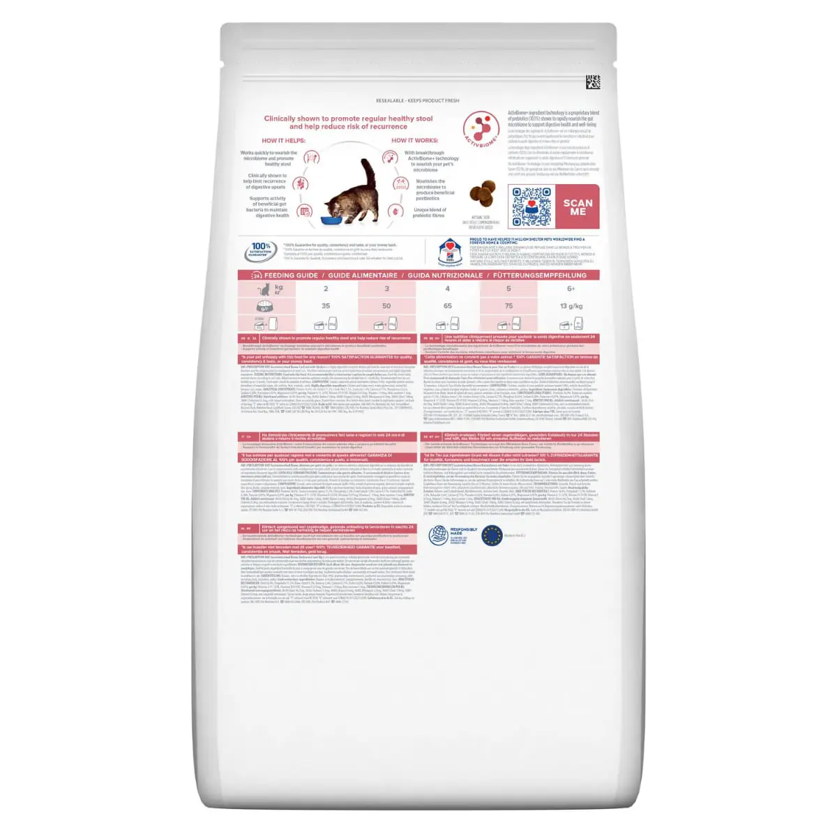 HILL'S Prescription Diet Gastrointestinal Biome, Pui, dieta veterinara, hrana uscata pisici, sistem digestiv, 8kg - Image 3