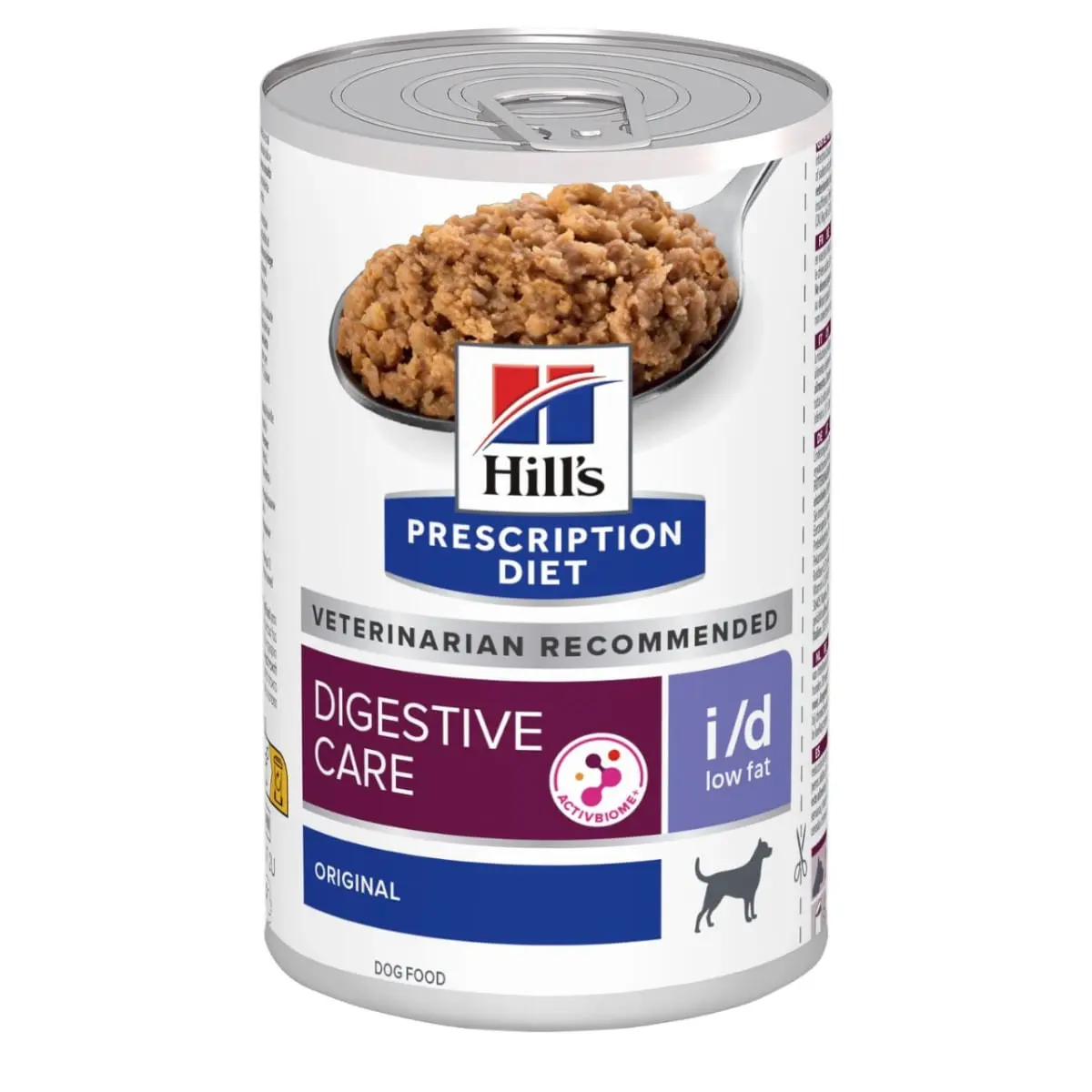 HILL'S Prescription Diet i/d Low Fat, XS-XL, Pui, dieta veterinara, conserva hrana umeda caini, sistem digestiv, obezitate, (pate), 360g