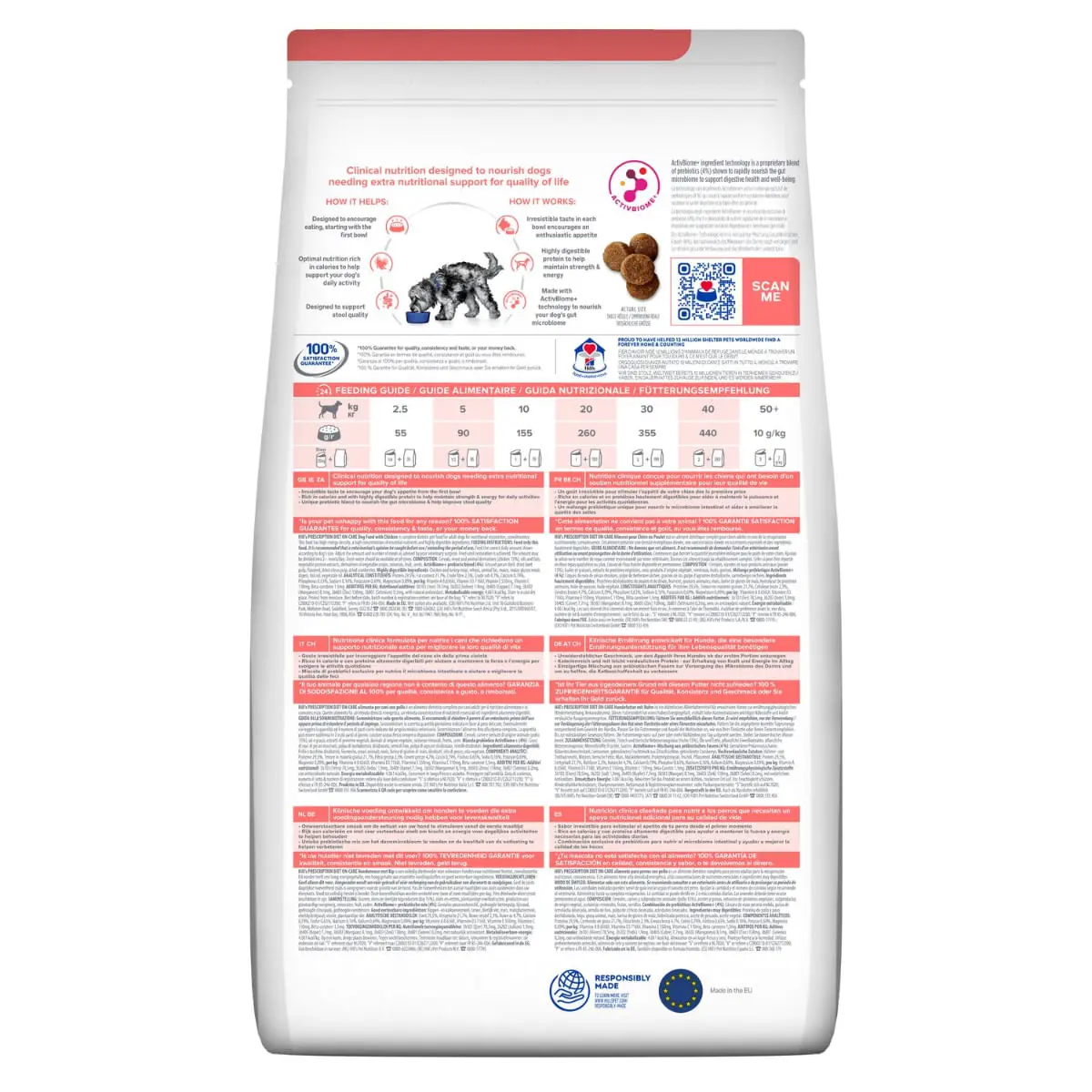 HILL'S Prescription Diet On - Care, XS-XL, Pui, dieta veterinara, hrana uscata caini, convalescenta, 4kg - Image 3