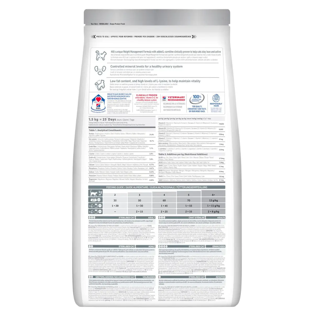 HILL'S Science Plan Sterilised, Somon, hrana uscata pisici sterilizate, 1.5kg - Image 3