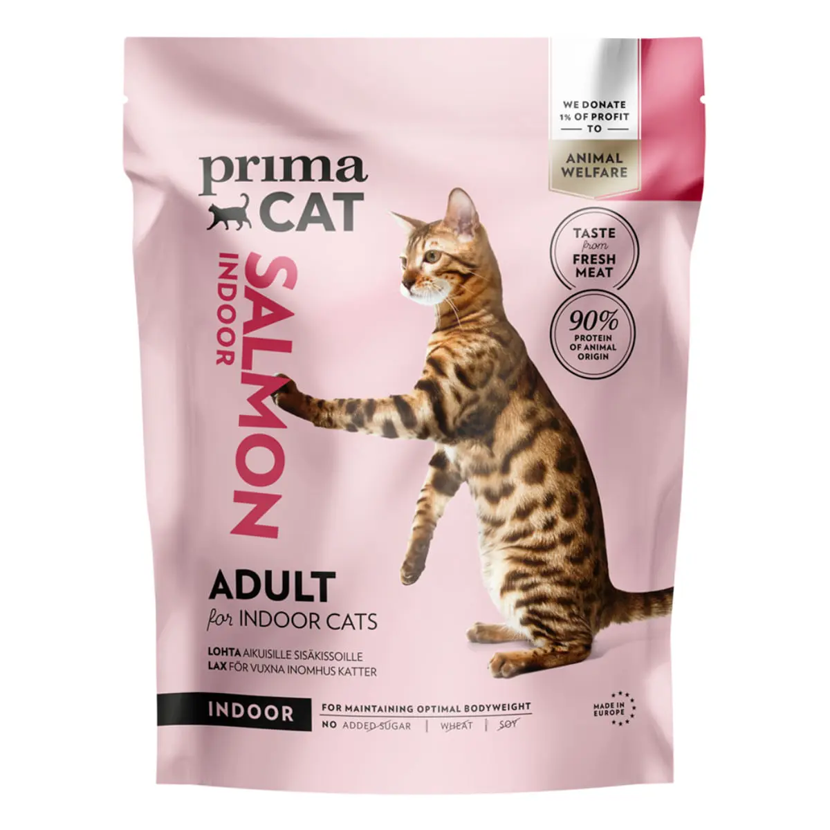 PRIMA CAT Indoor, Somon, hrana uscata pisici, 400g
