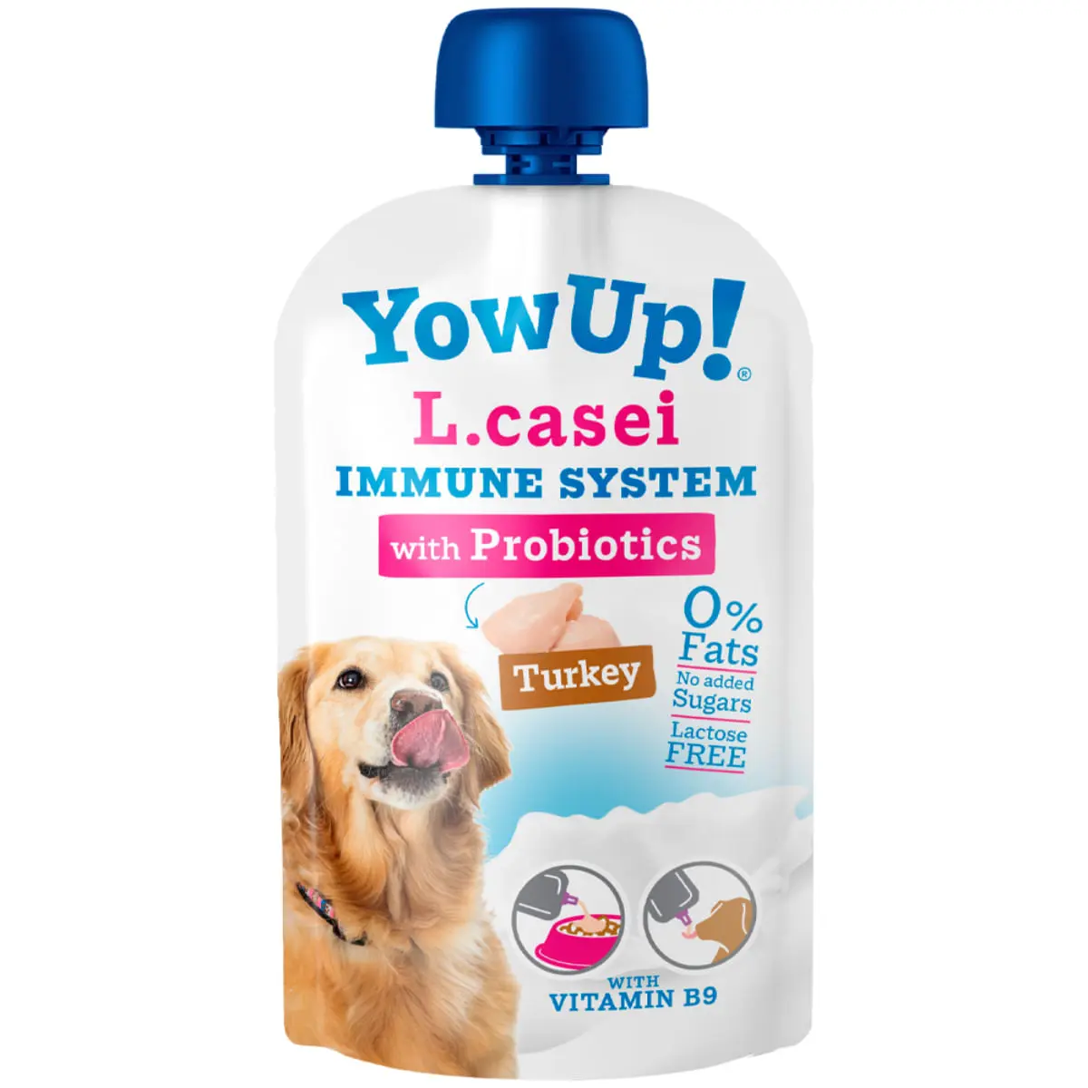 YOWUP! L Casei, XS-XL, Curcan, recompense functionale caini, sistem imunitar, sistem digestiv, (topping), 115g - Image 2