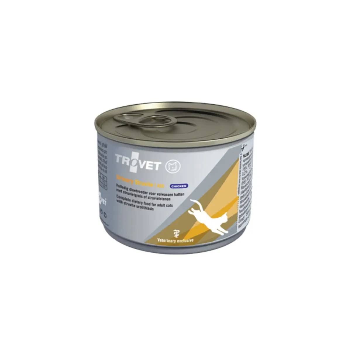TROVET Urinary Struvite ASD, Pui, dieta veterinara, conserva hrana umeda pisici, sistem urinar, (pate), 200g - Image 2