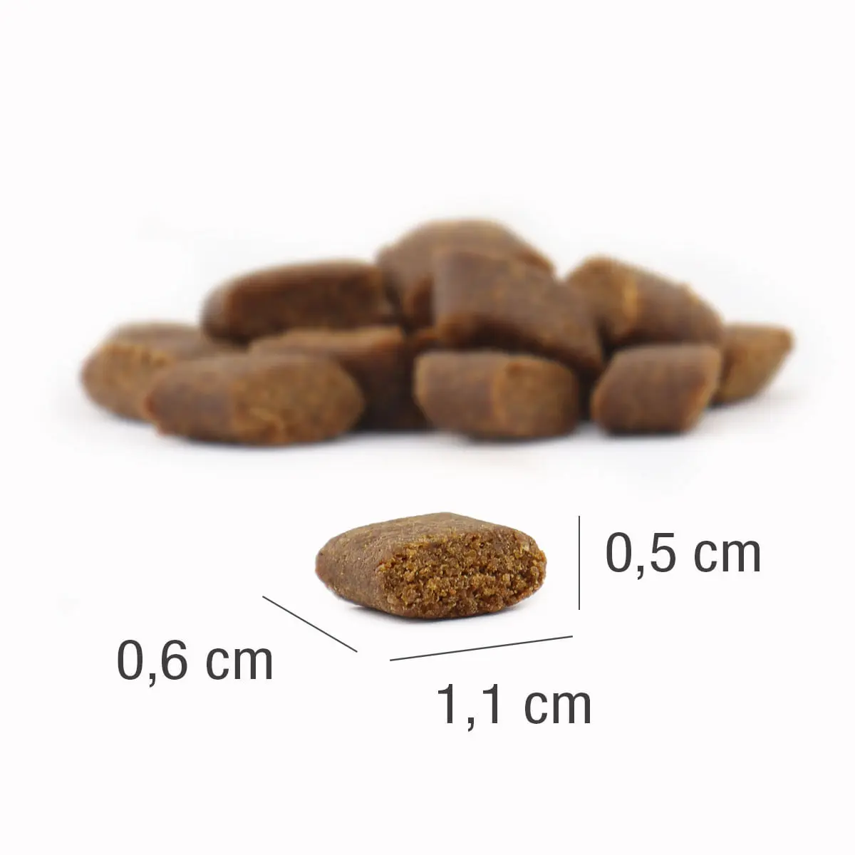 PLATINUM Puppy, XS-XL, Pui, hrana uscata caini junior, semimoist, 1.5kg - Image 3