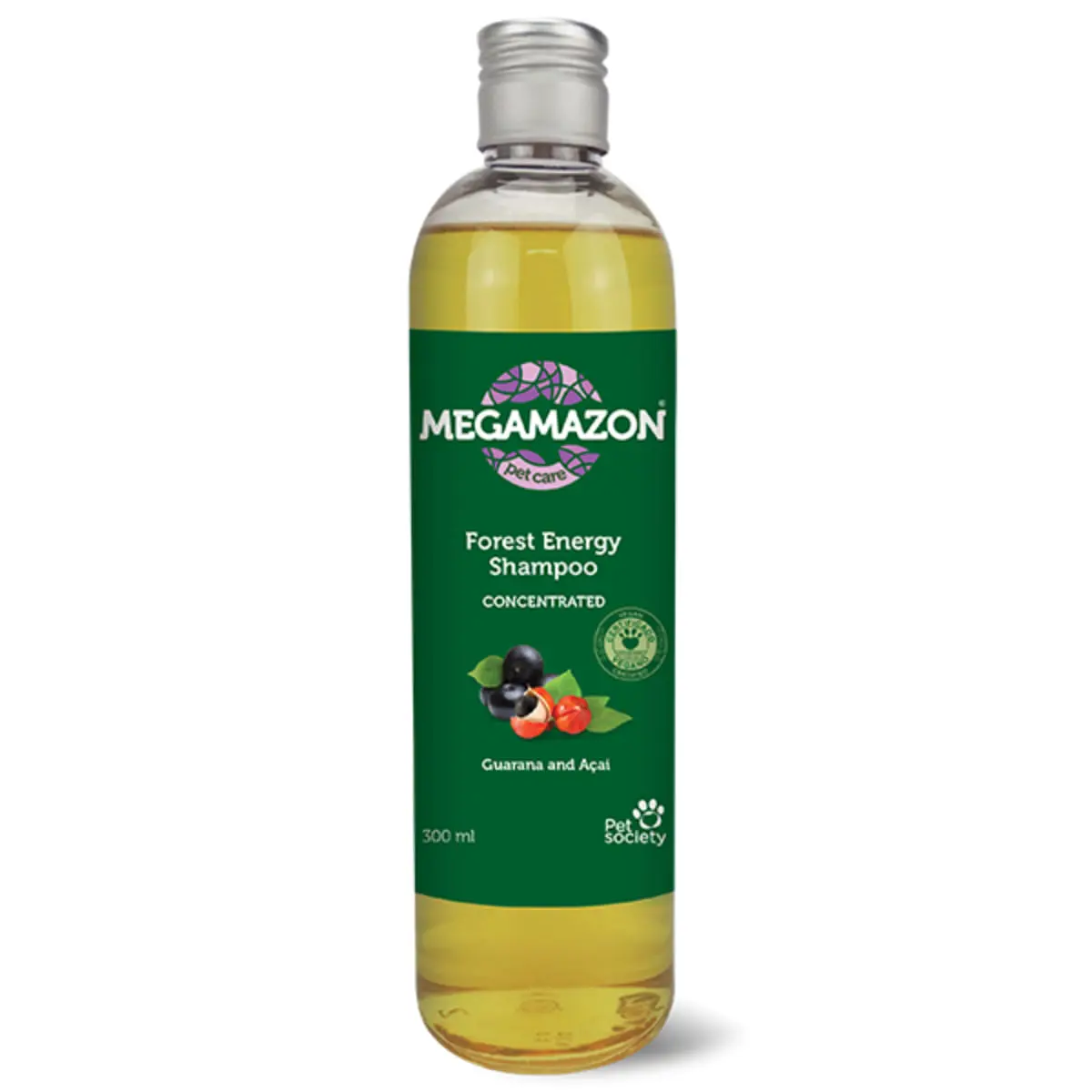 MEGAMAZON Forest Energy, sampon caini si pisici, Guarana si Acai, flacon, 300ml - Image 2