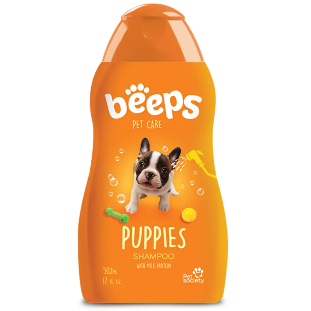 BEEPS Puppies, sampon caini junior, Talc, flacon, 502ml - Image 2