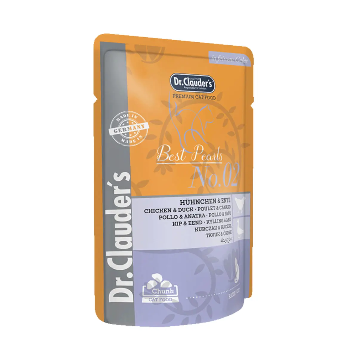 DR. CLAUDER'S, Pui si Rata, plic hrana umeda pisici, (in aspic), bax, 100g x 20buc