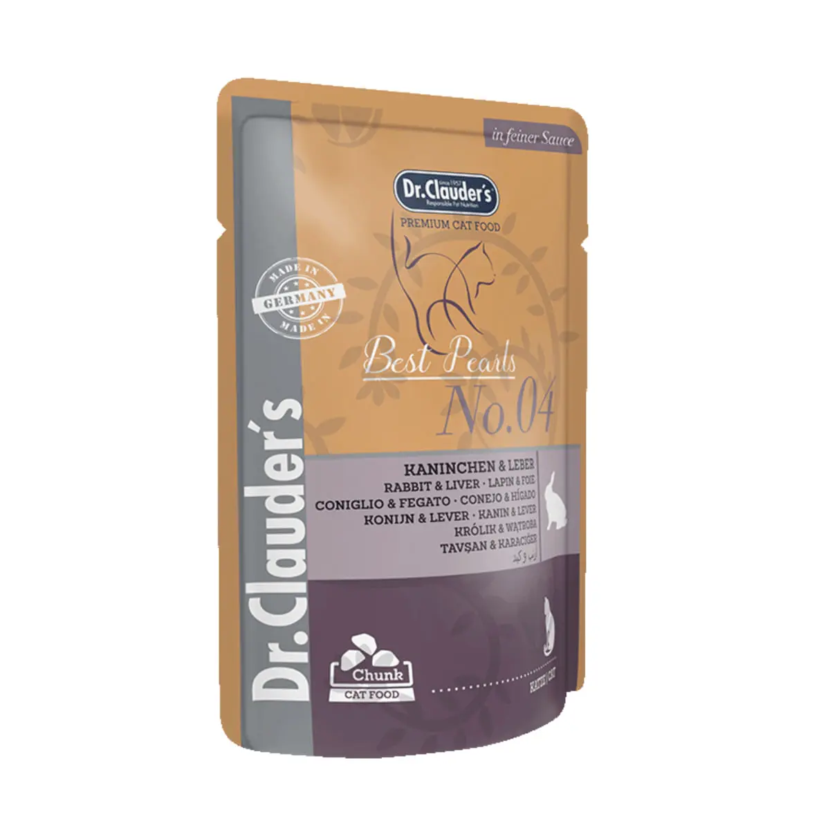 DR. CLAUDER'S, Iepure si Ficat, plic hrana umeda pisici, (in sos), 100g - Image 2