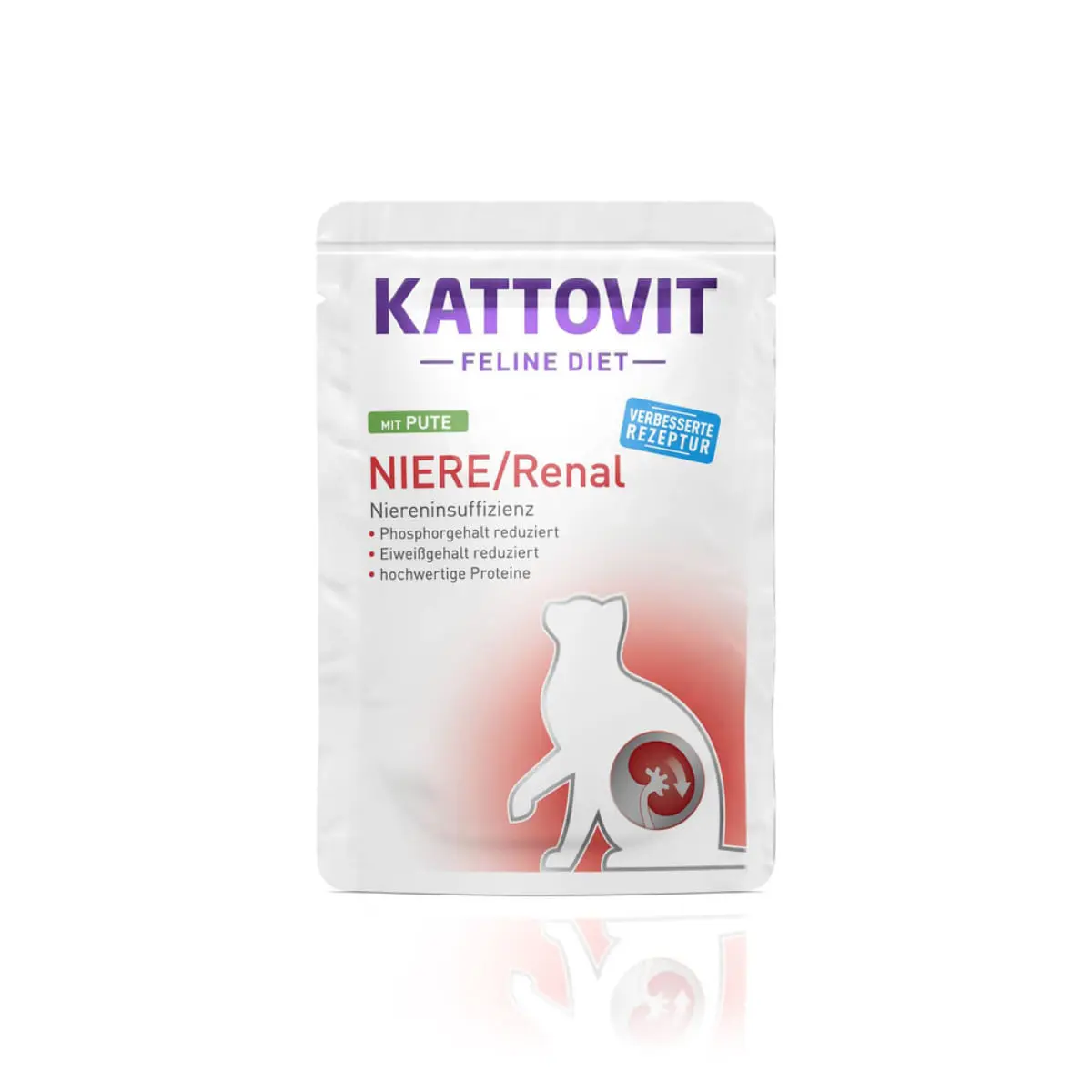 KATTOVIT Renal, Curcan, dieta veterinara, plic hrana umeda pisici, sistem renal, (in sos), bax, 85g x 24buc - Image 3