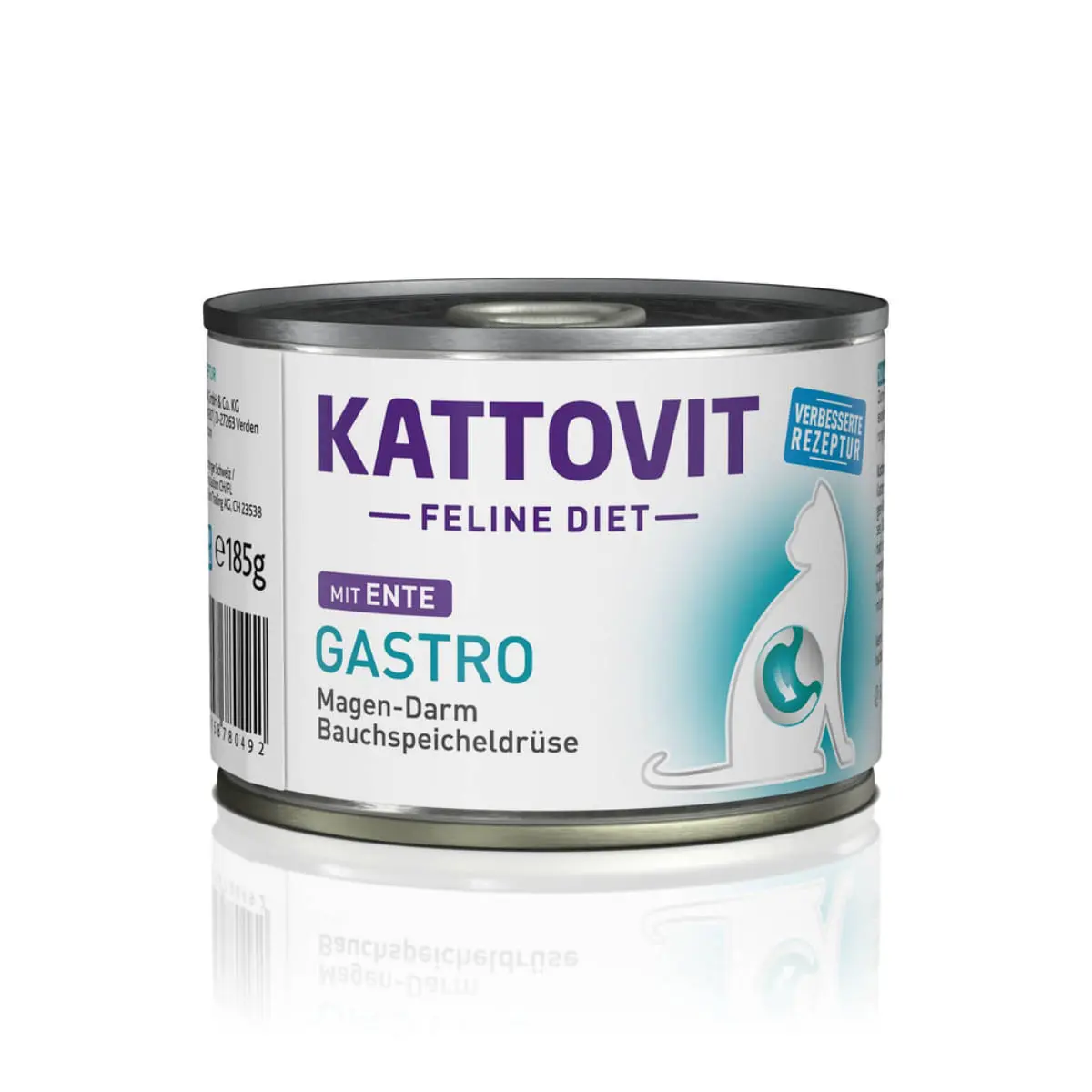 KATTOVIT Gastro, Rata, dieta veterinara, conserva hrana umeda pisici, sistem digestiv, (in aspic), bax, 185g x 12buc - Image 3