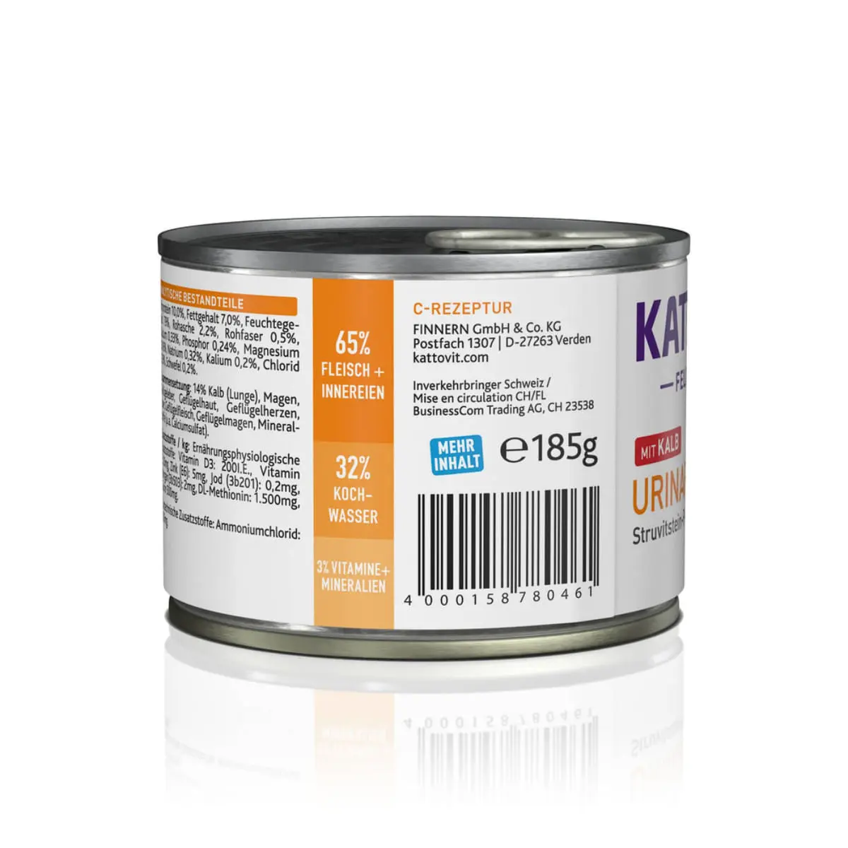 KATTOVIT Urinary, Vitel, dieta veterinara, conserva hrana umeda pisici, sistem urinar, (in aspic), bax, 185g x 12buc - Image 5