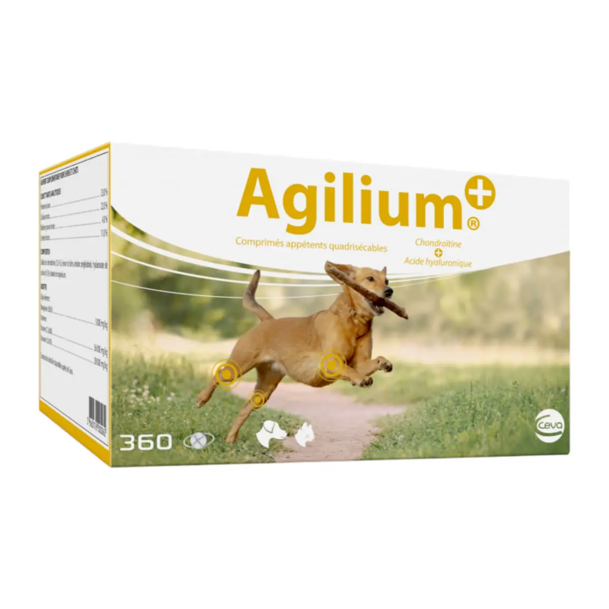 AGILIUM Plus, supliment sistem articular caini, comprimate AGILIUM Plus, XS-XL, supliment sistem articular caini si pisici, cutie, 360 comprimate