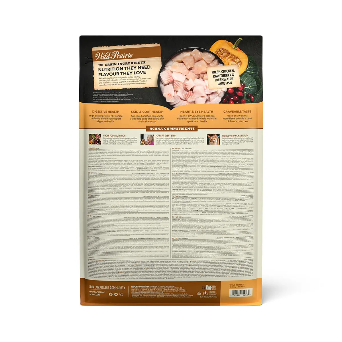 ACANA Highest Protein Wild Prairie, hrana uscata fara cereale pisici ACANA Regionals Wild Prairie, hrana uscata fara cereale pisici, 4.5kg - Image 5
