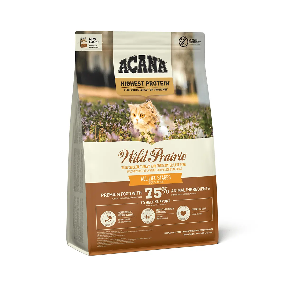 ACANA Highest Protein Wild Prairie, hrana uscata fara cereale pisici, 1.8kg