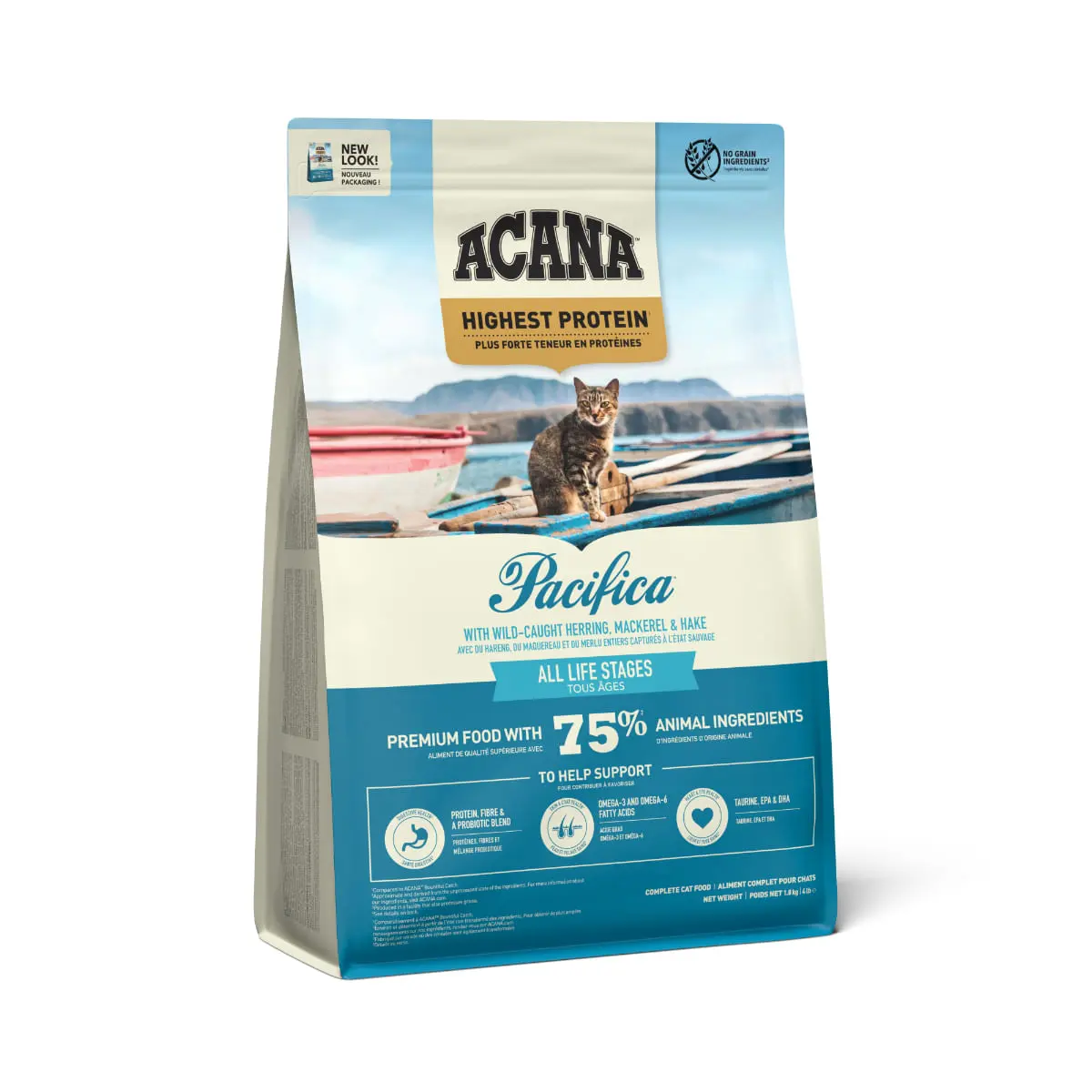 ACANA Highest Protein Pacifica, Peste, hrana uscata fara cereale pisici, 1.8kg - Image 4
