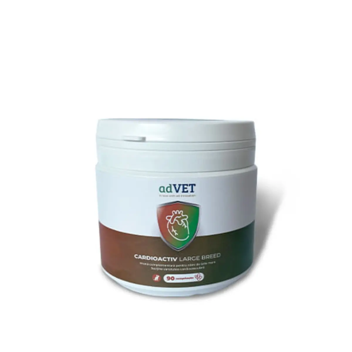 ADVET CardioActiv Large Breed, supliment sistem cardio-vascular caini, comprimate ADVET CardioActiv Large Breed, L-XL, supliment sistem cardio-vascular caini, cutie, 90 comprimate - Image 2