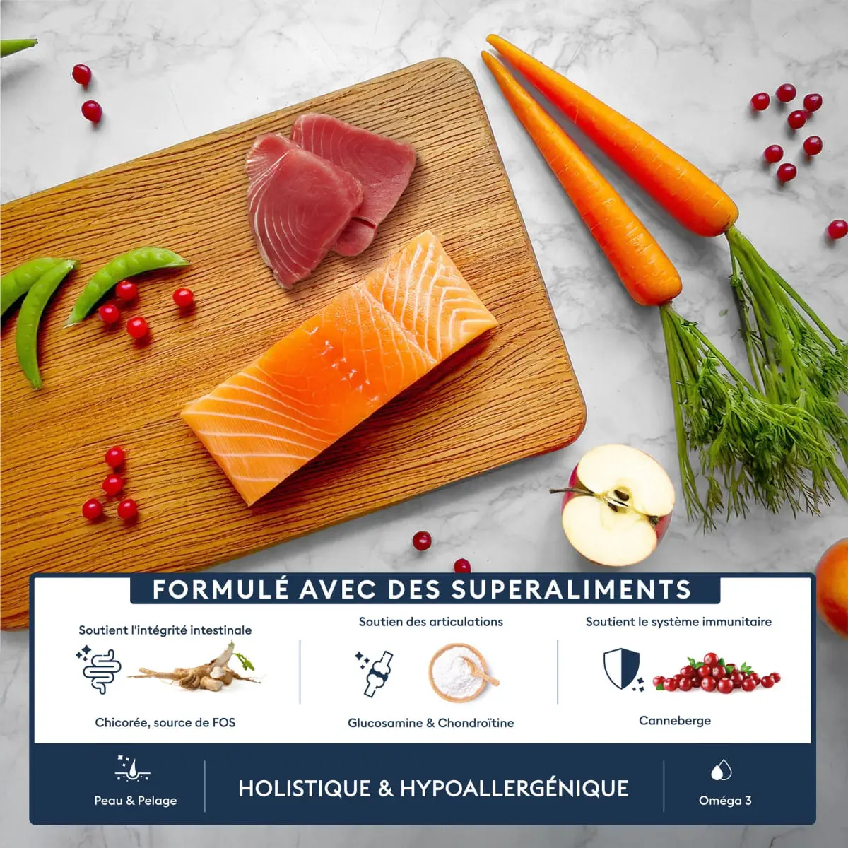 MARLY&DAN Adult Small Breed, XS-S, Somon, hrana uscata fara cereale caini, 4kg - Image 5